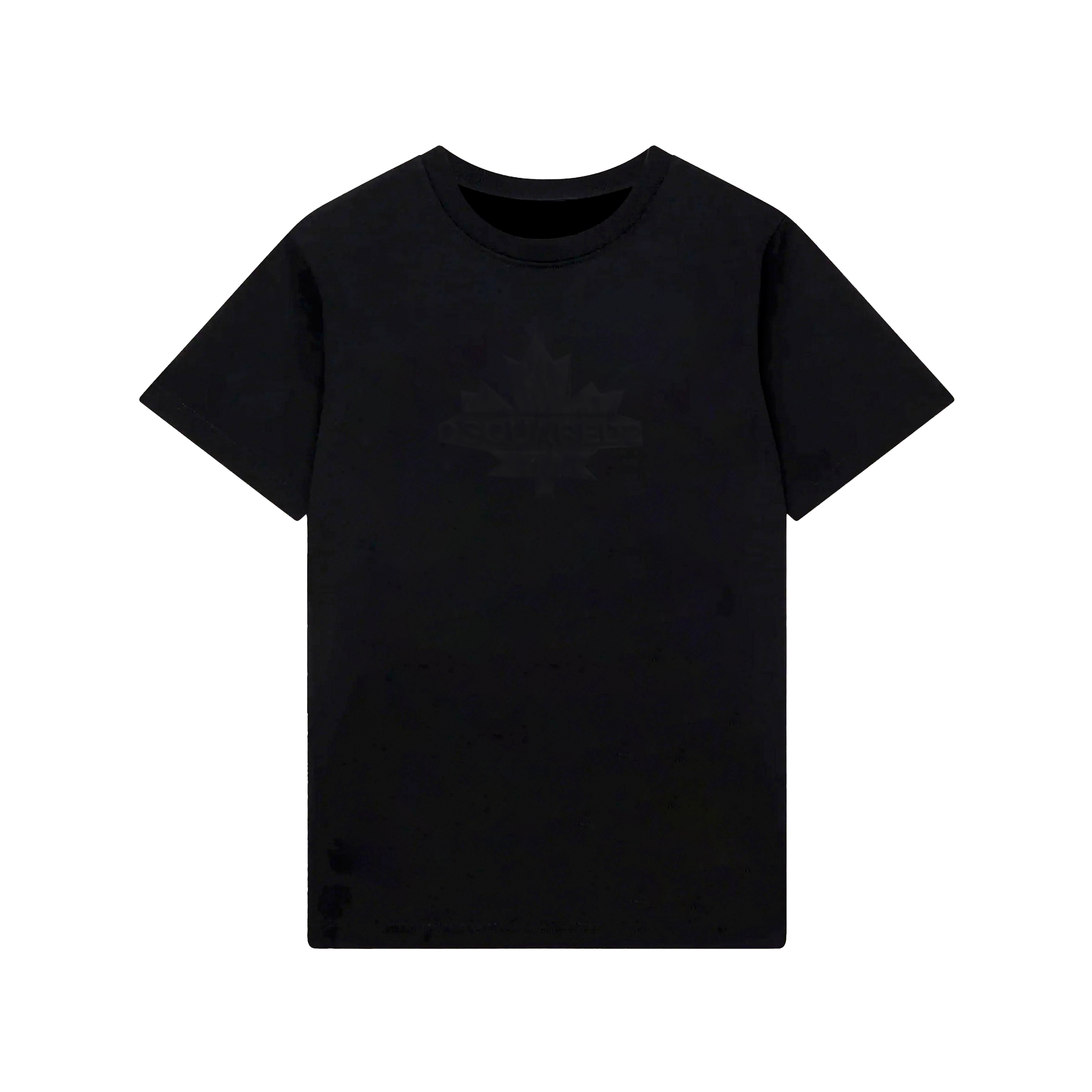 Camiseta Negra Dsquared2 Leaf Skater