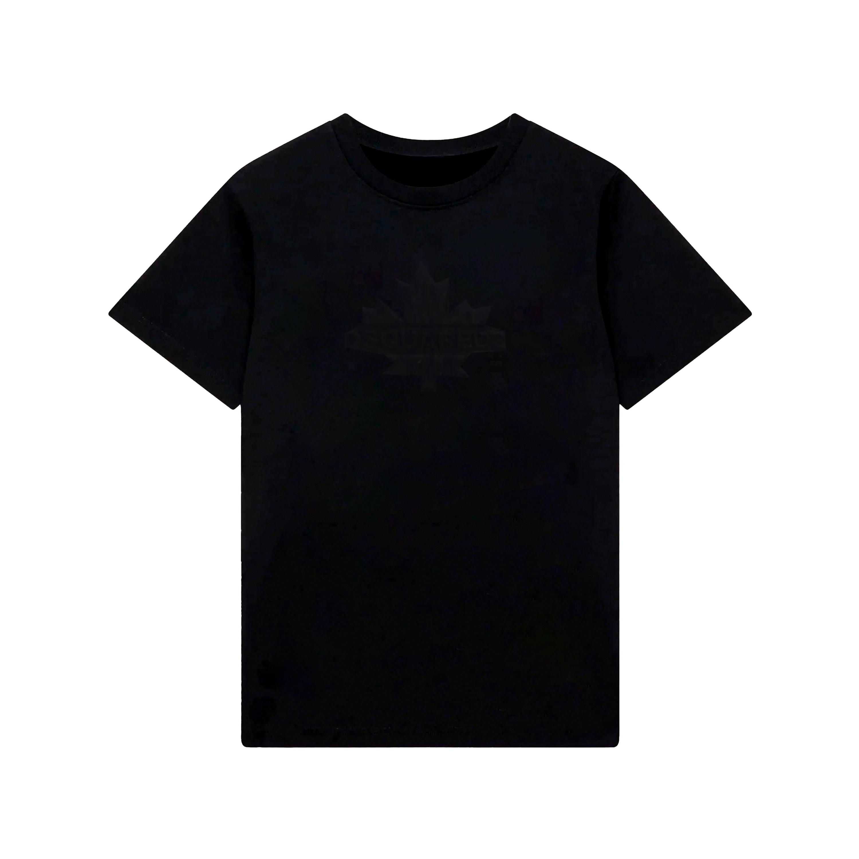 Camiseta Negra Dsquared2 Leaf Skater