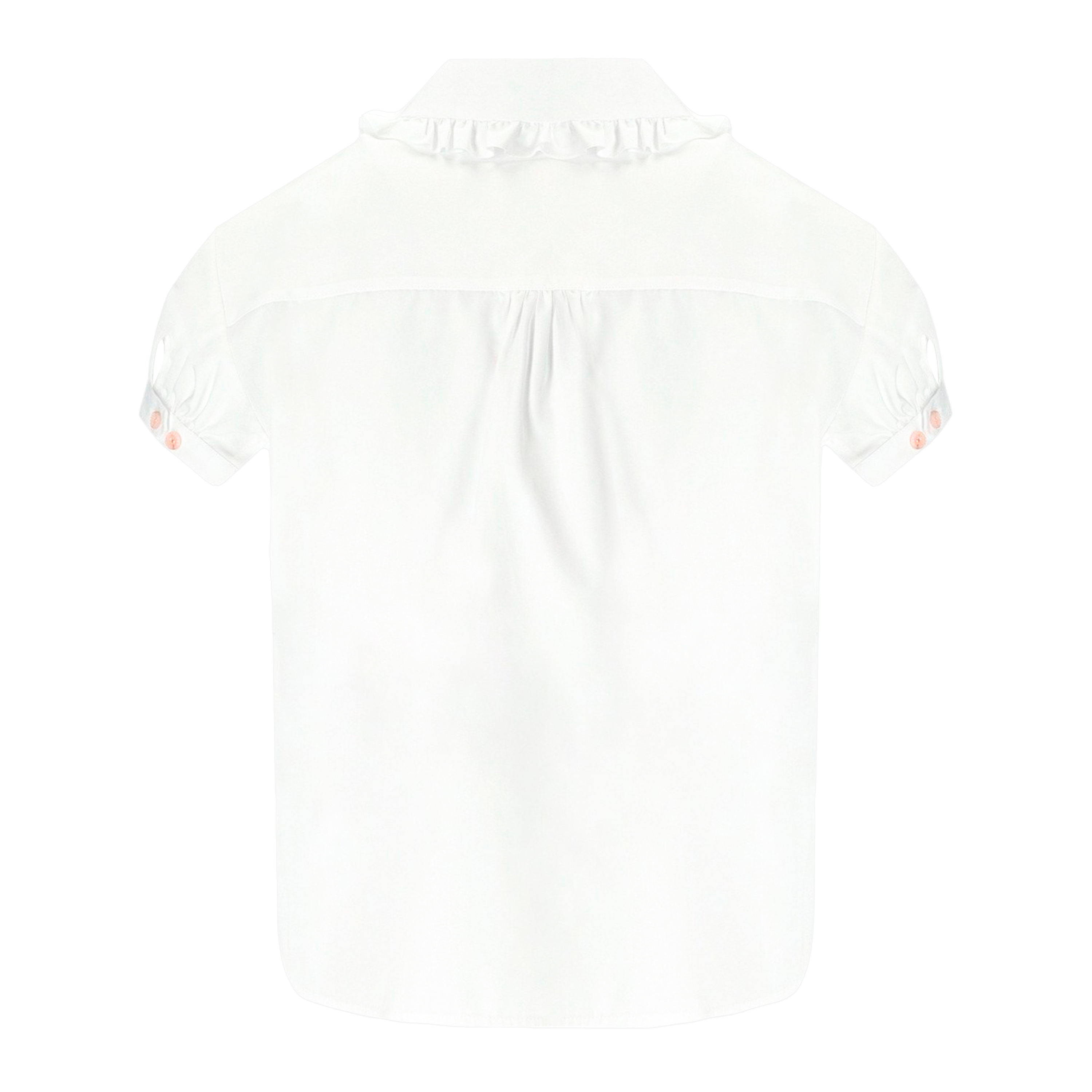 Camisa Blanca Dsquared2 Ruffled-Trim