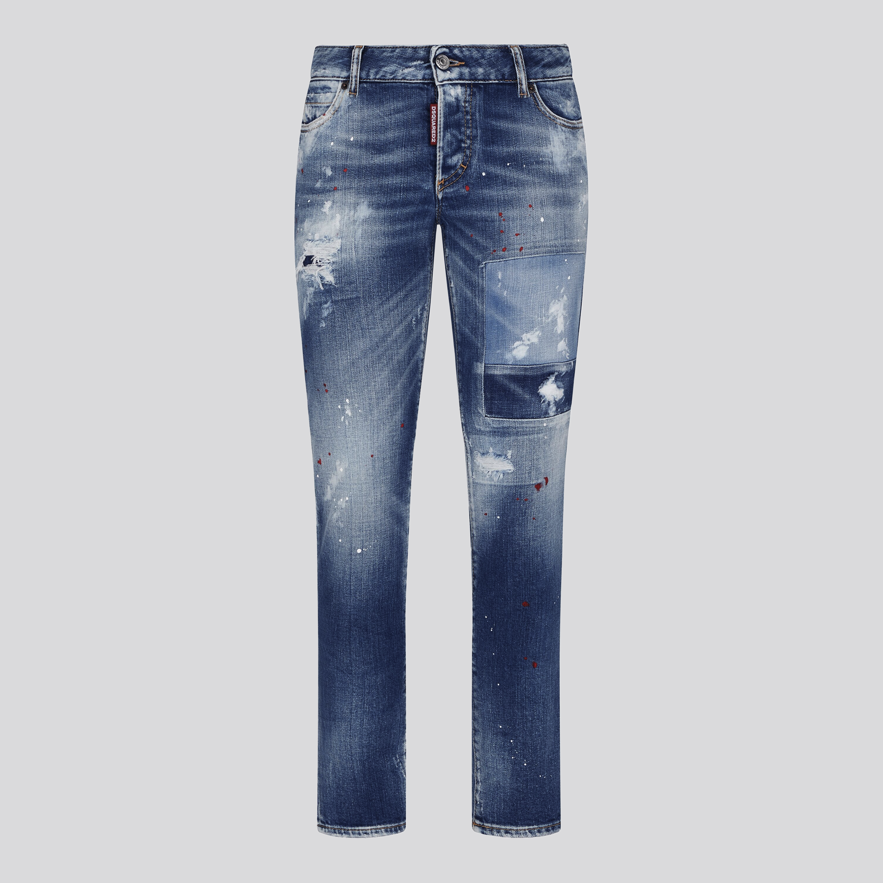 Jeans Denim Dsquared2 Jennifer Red Paint