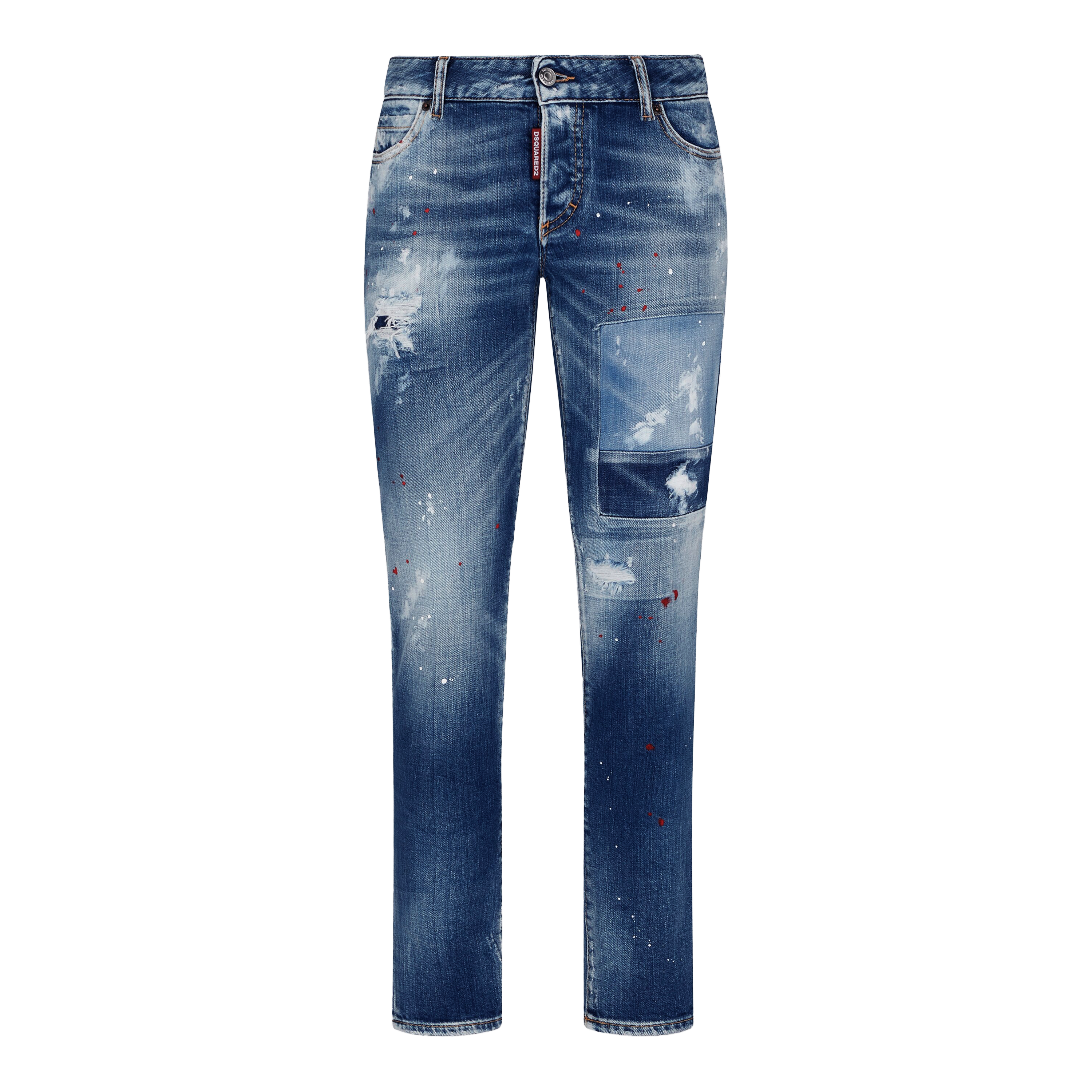 Jeans Denim Dsquared2 Jennifer Red Paint