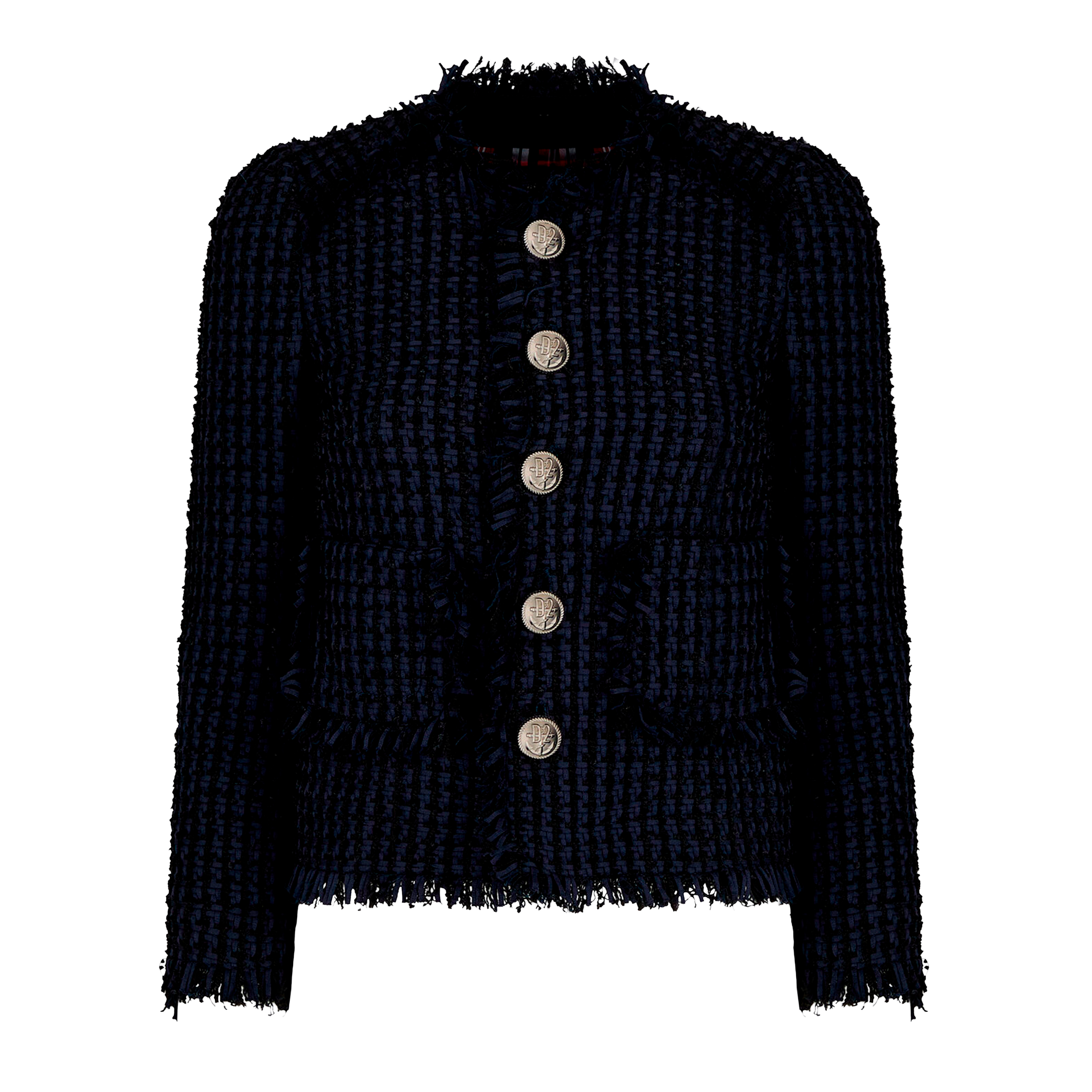 Chaqueta Azul Dsquared2 Bouclé Lower Manhattan