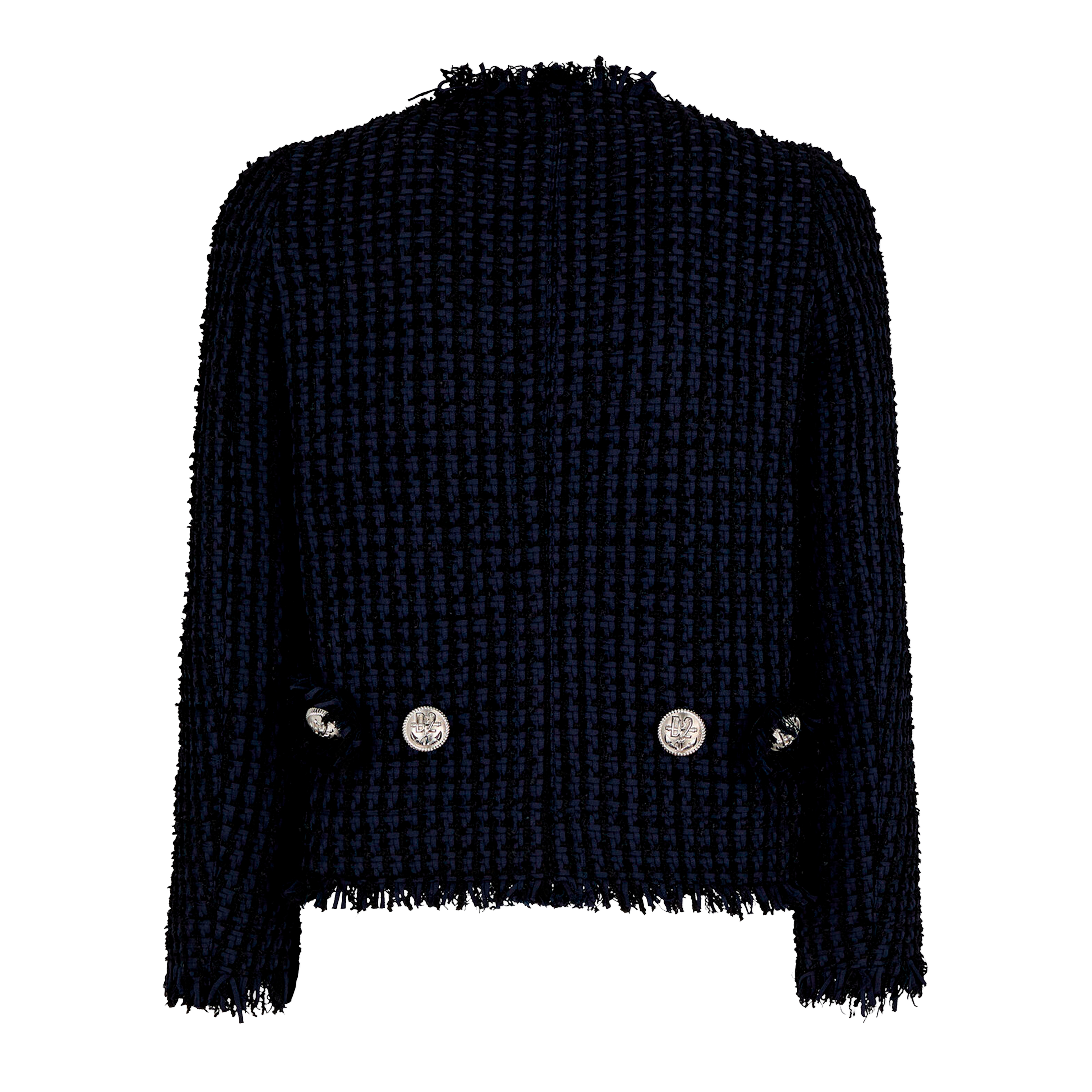 Chaqueta Azul Dsquared2 Bouclé Lower Manhattan