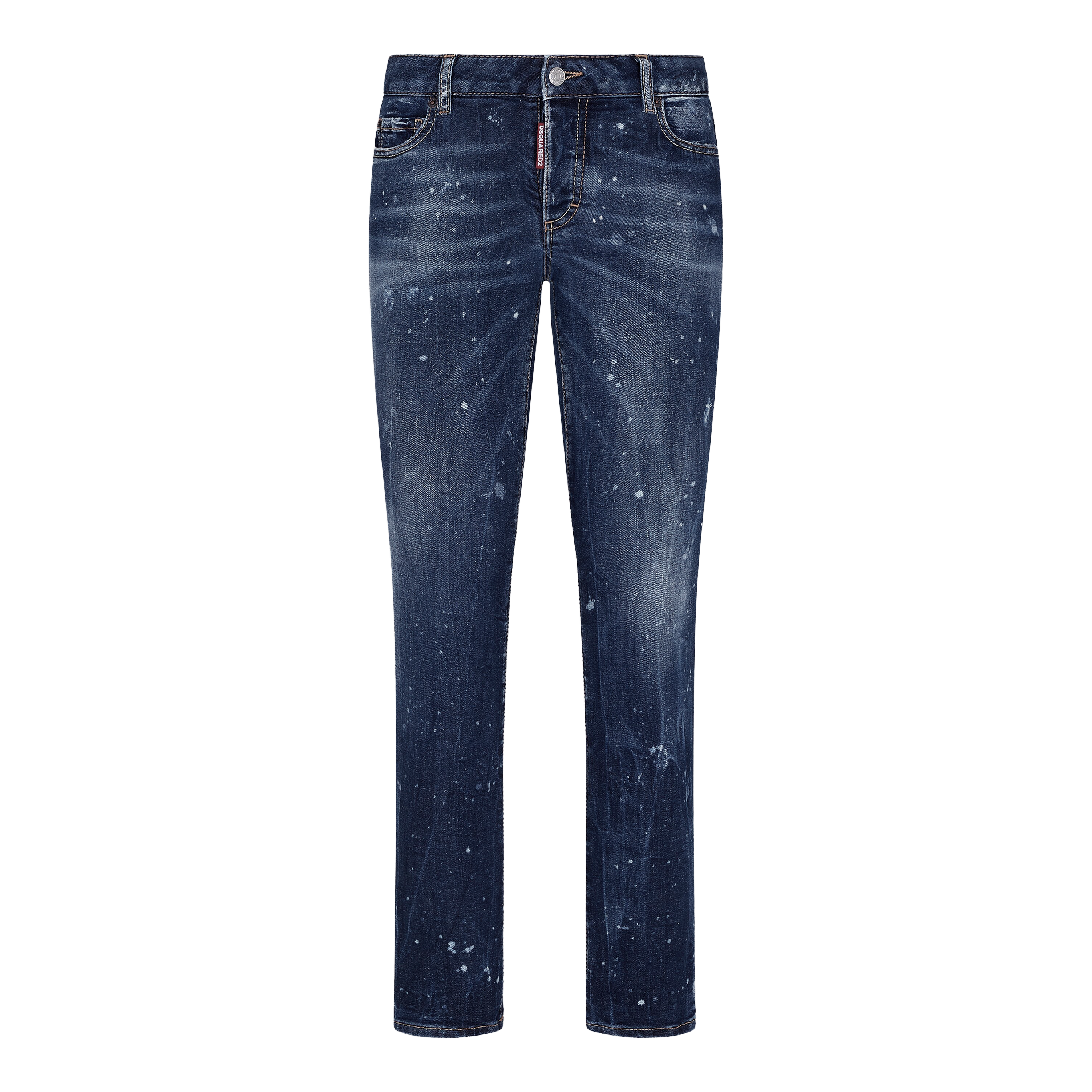 Jeans Denim Dsquared2 Medium Waist Rainbow Patch