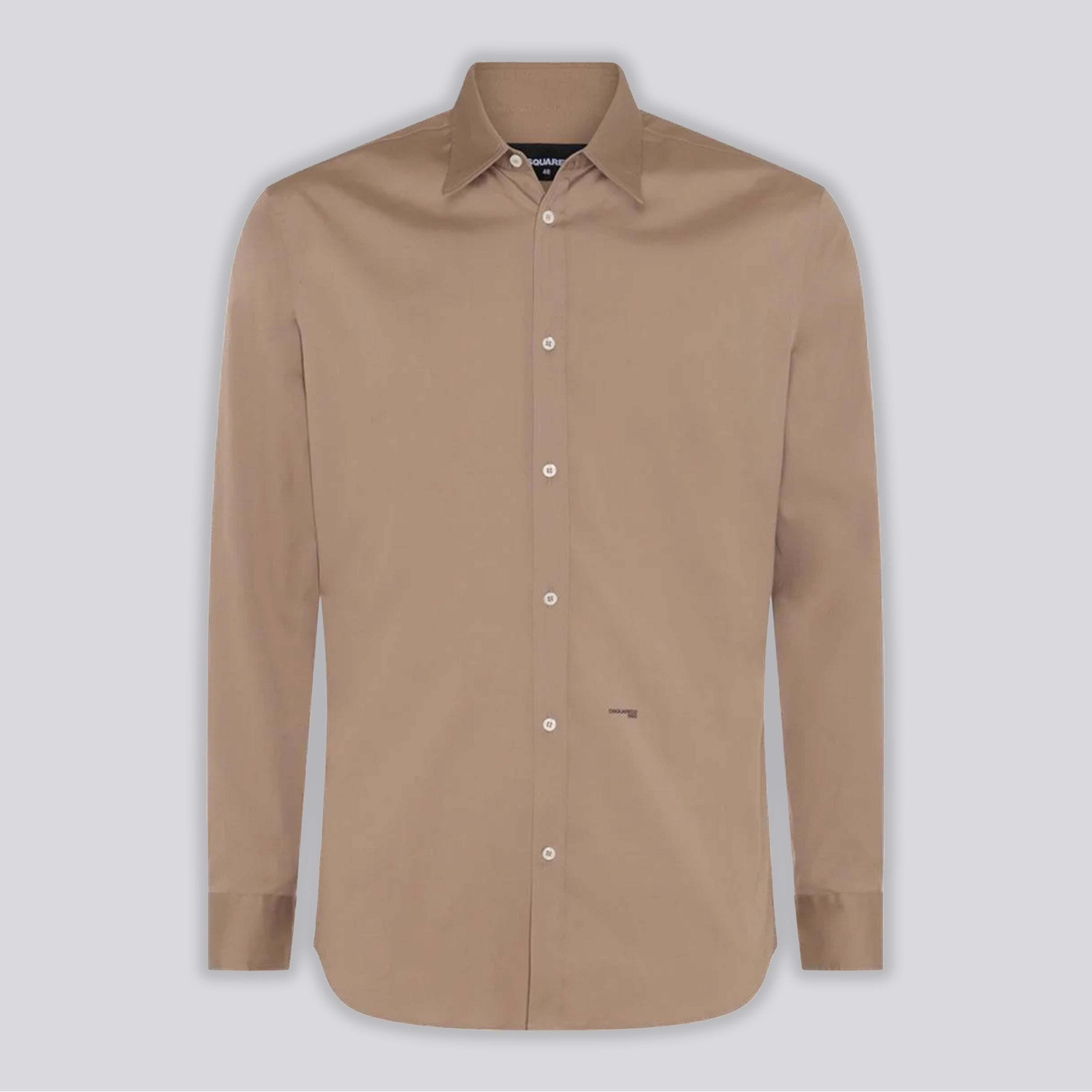 Camisa Taupe Dsquared2 Plaque