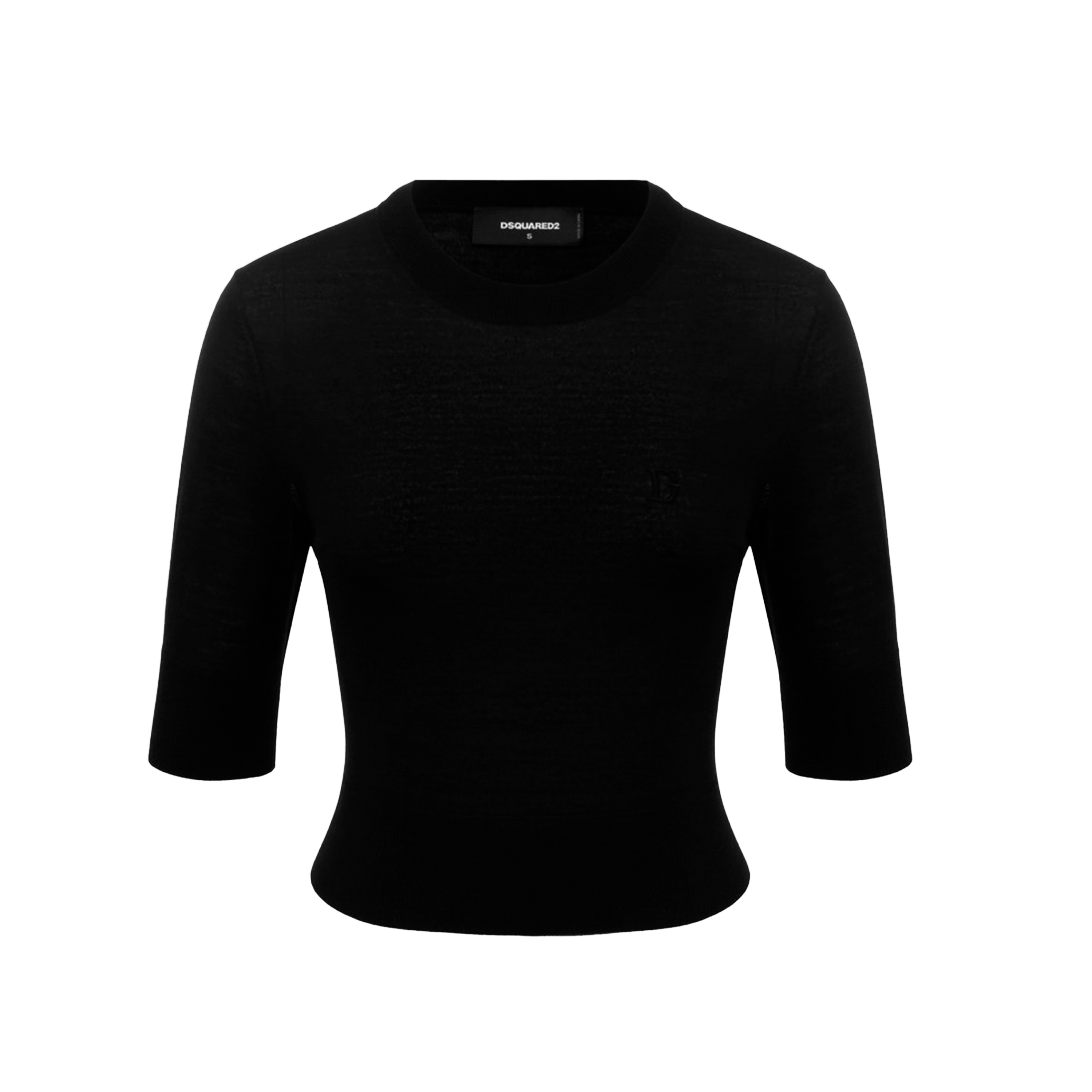 Top Negro Dsquared2 D2 Emb Logo