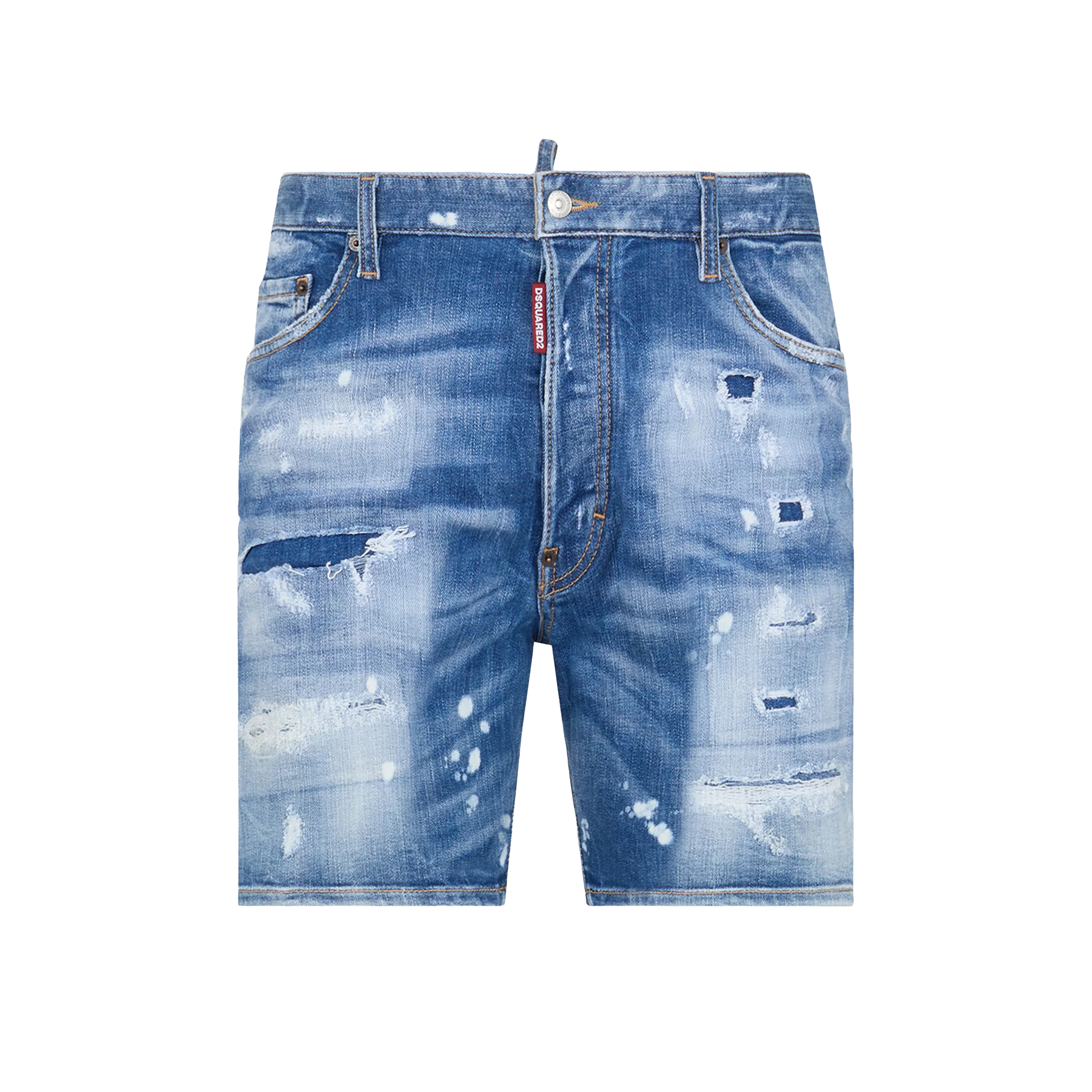 Short Denim Dsquared2 Ripped