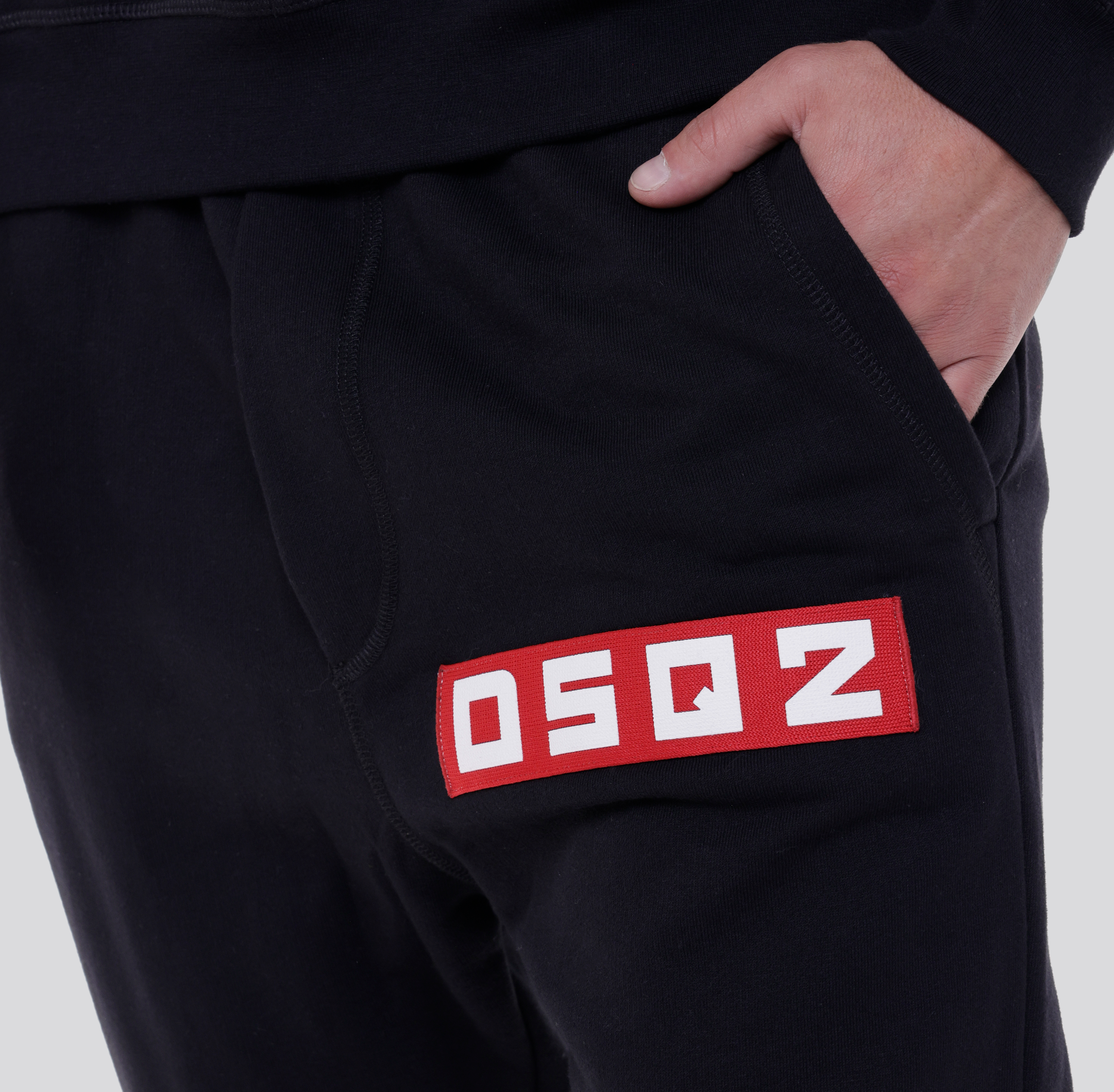 Sudadera Negra Dsquared2 Relax