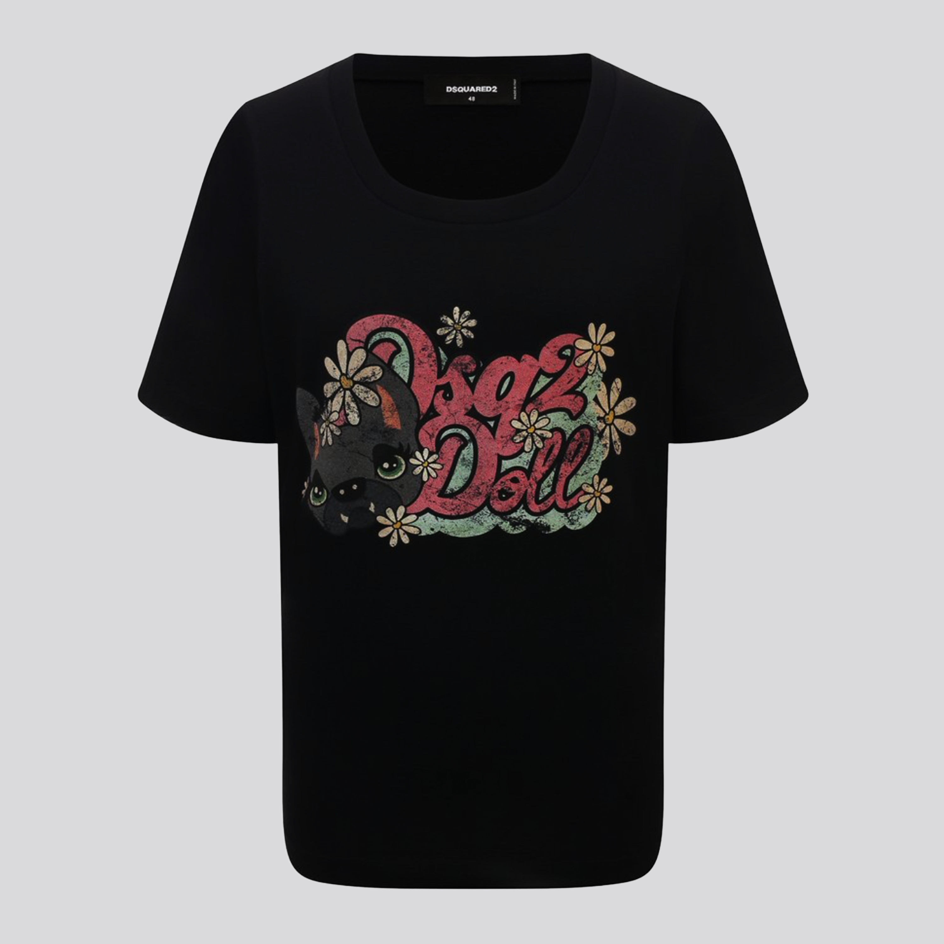 Camiseta Negra Dsquared2 Doll