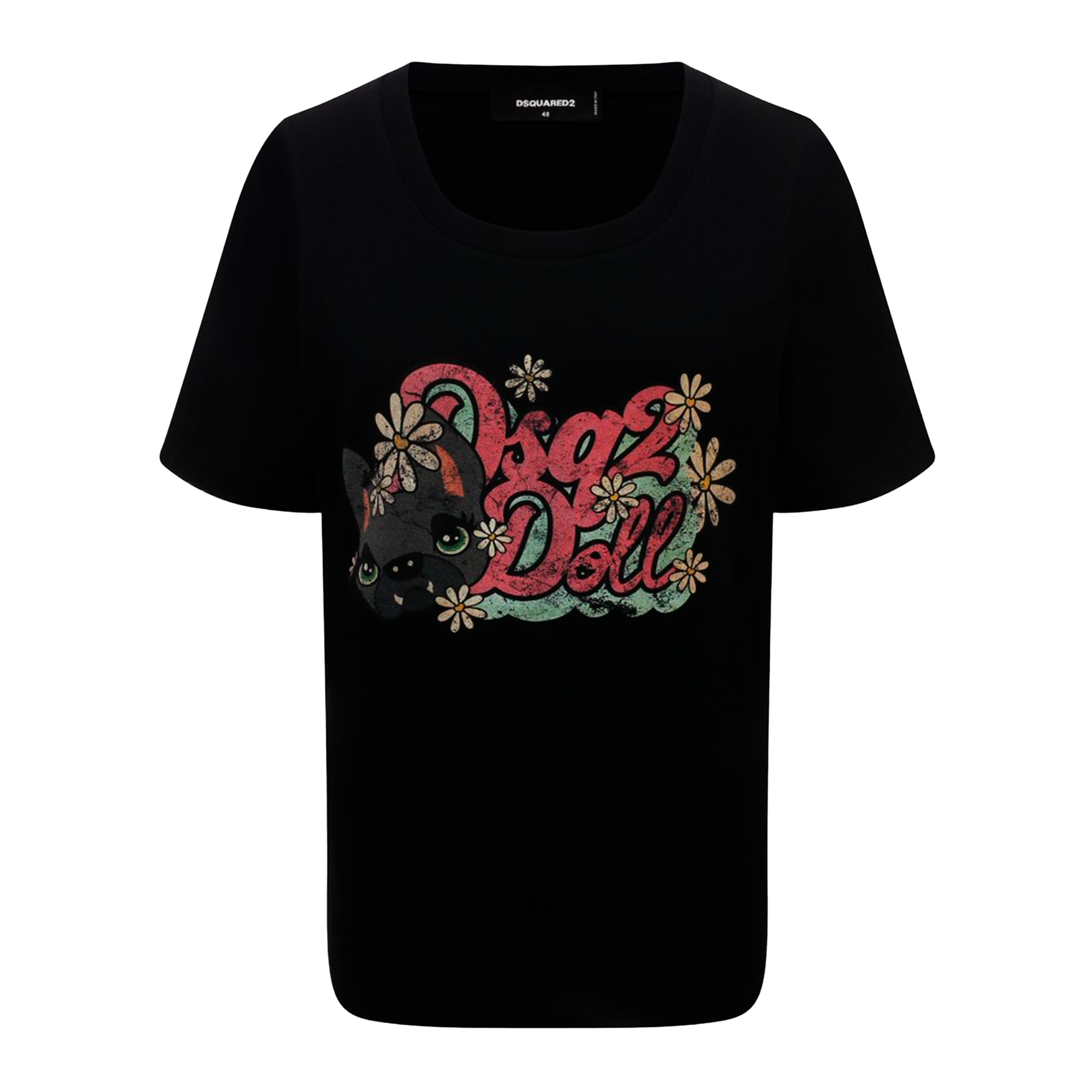 Camiseta Negra Dsquared2 Doll