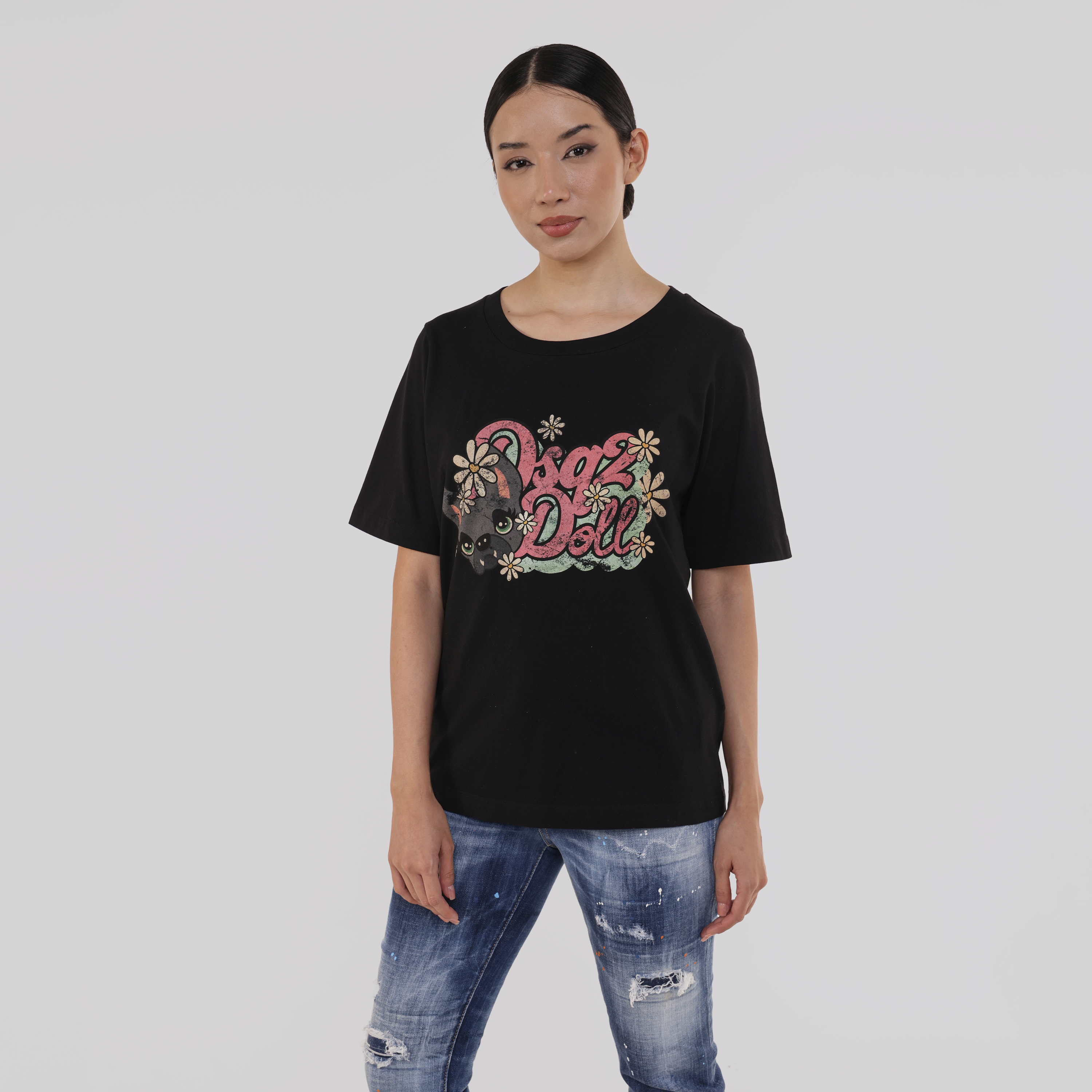 Camiseta Negra Dsquared2 Doll