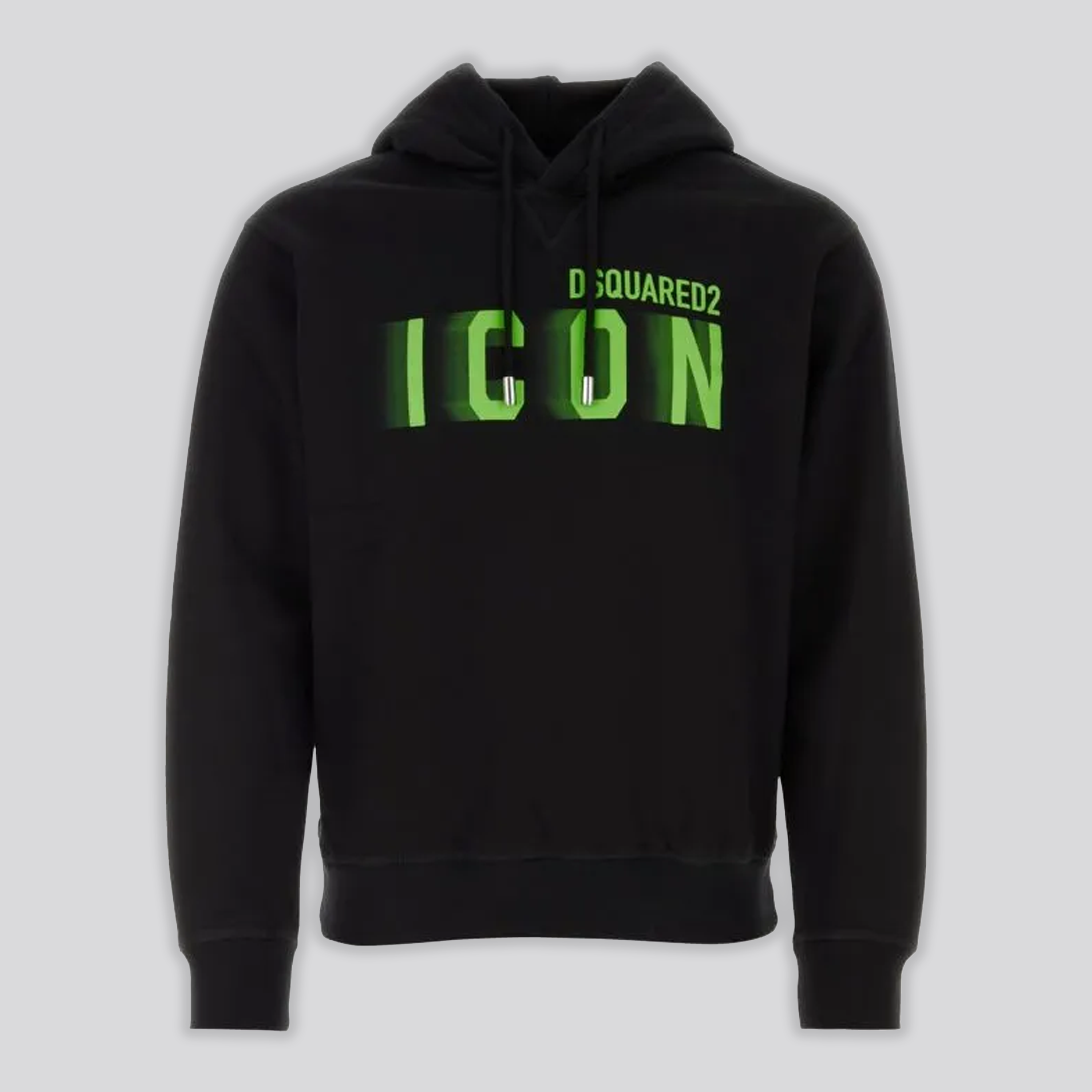 Buzo Tipo Hoodie Negro Dsquared2 Verde Icon