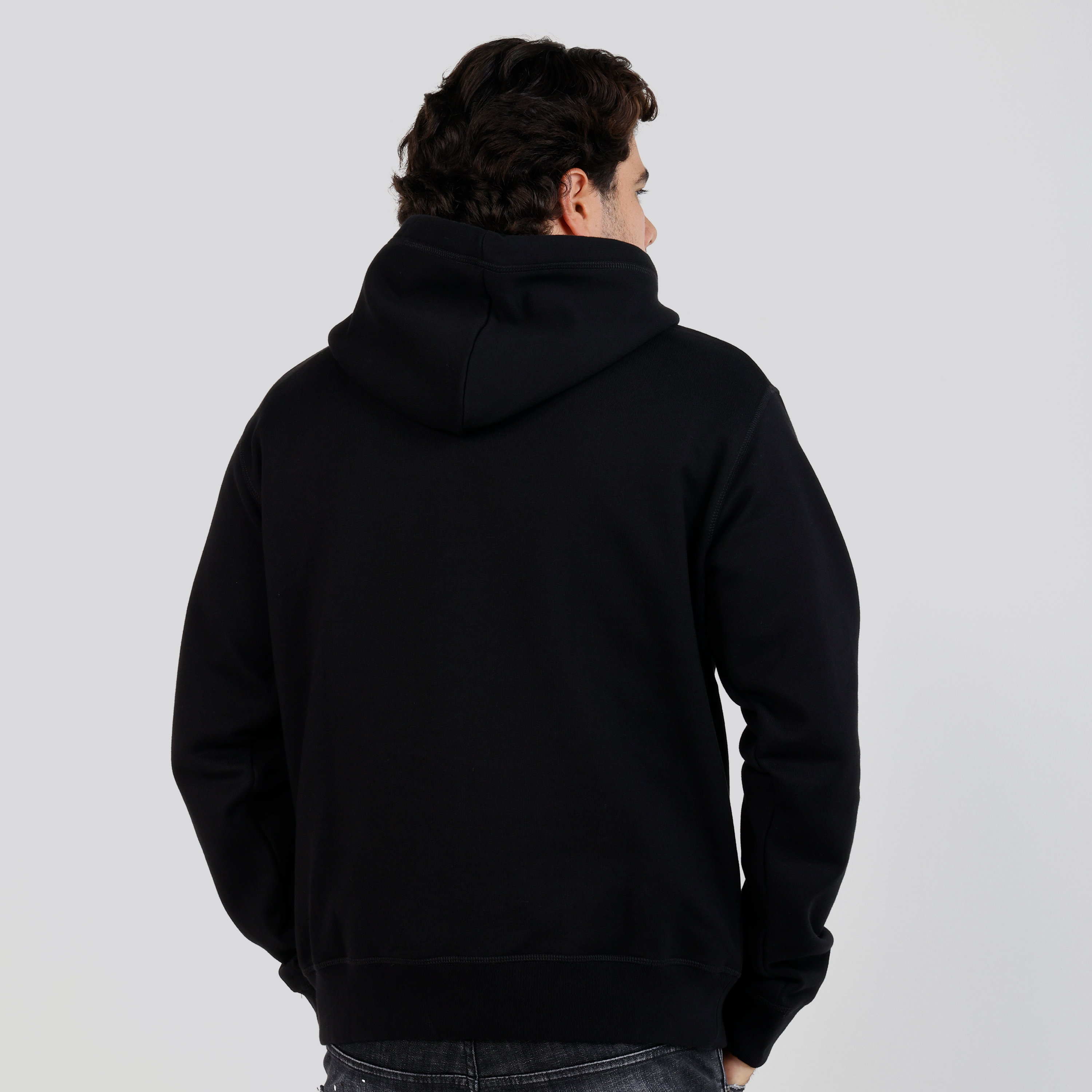 Buzo Tipo Hoodie Negro Dsquared2 Verde Icon