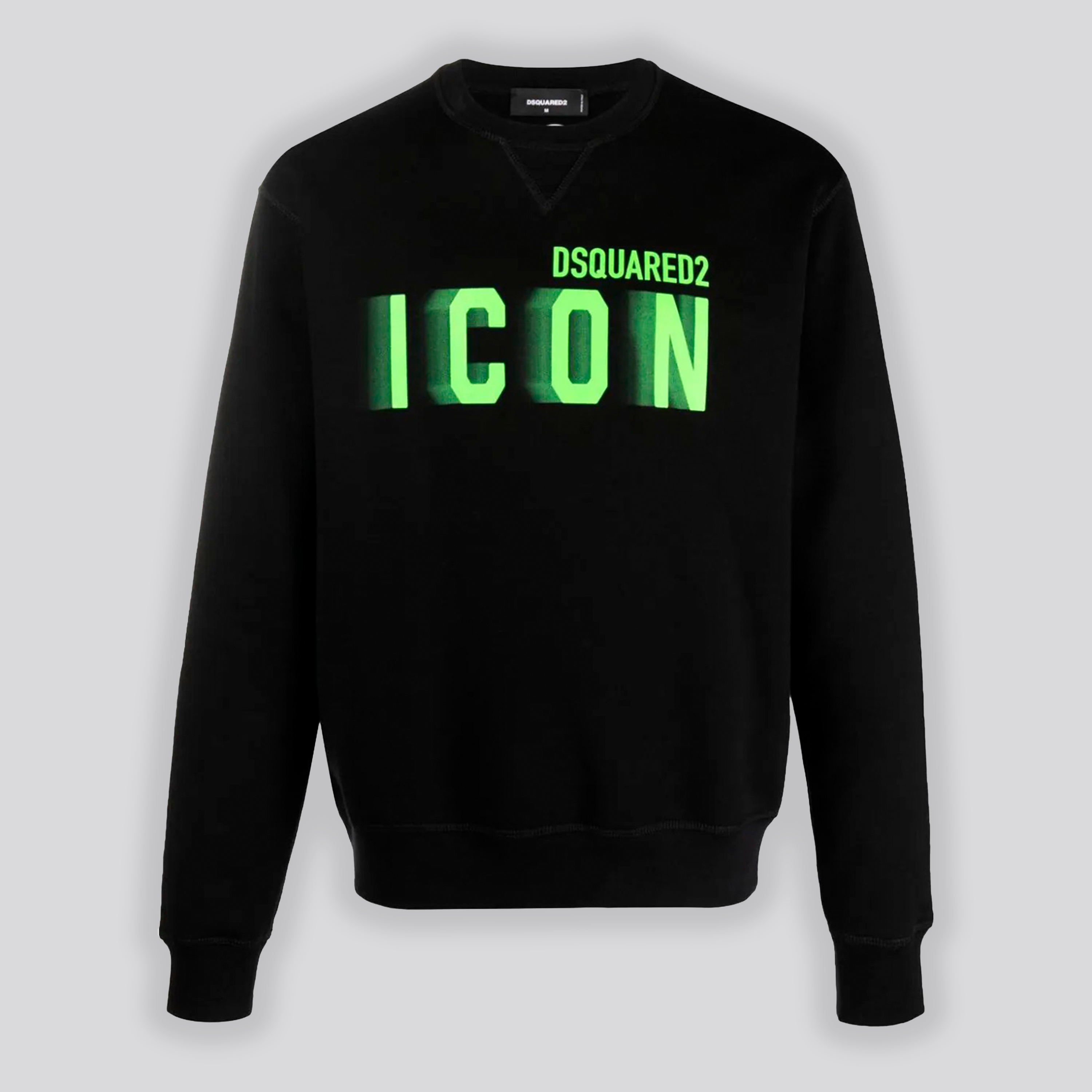 Hoodie Negro Dsquared2 Verde Icon