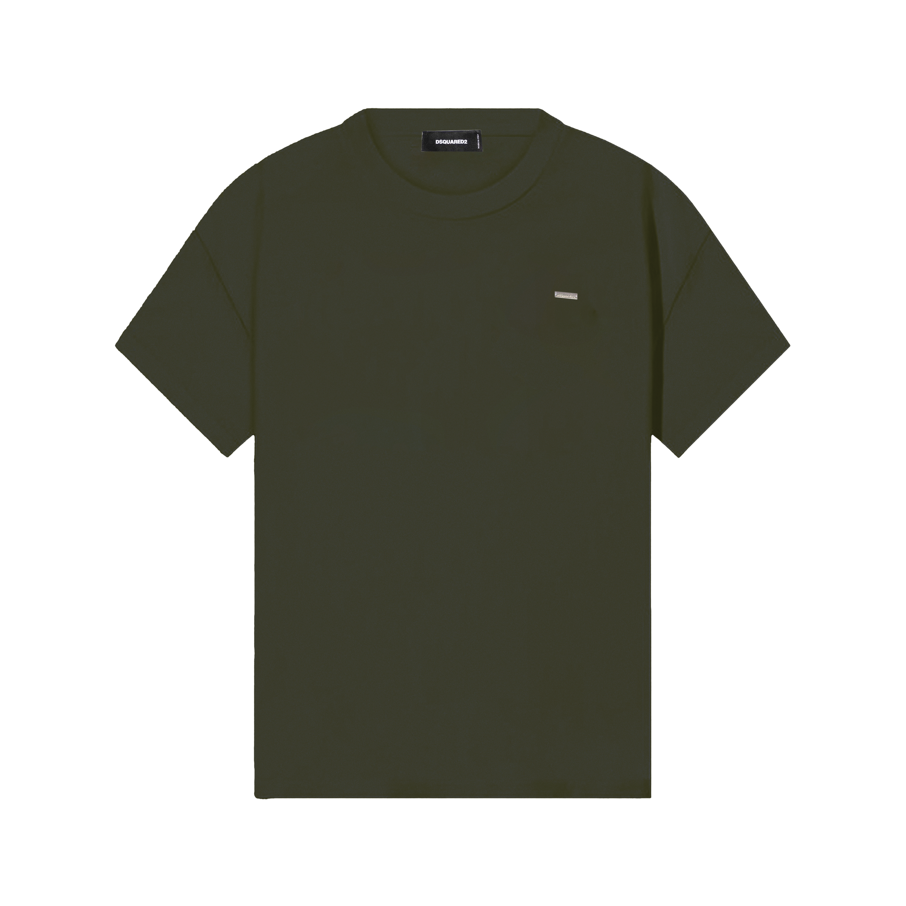 Camiseta Verde Dsquared2 Basic Plaque