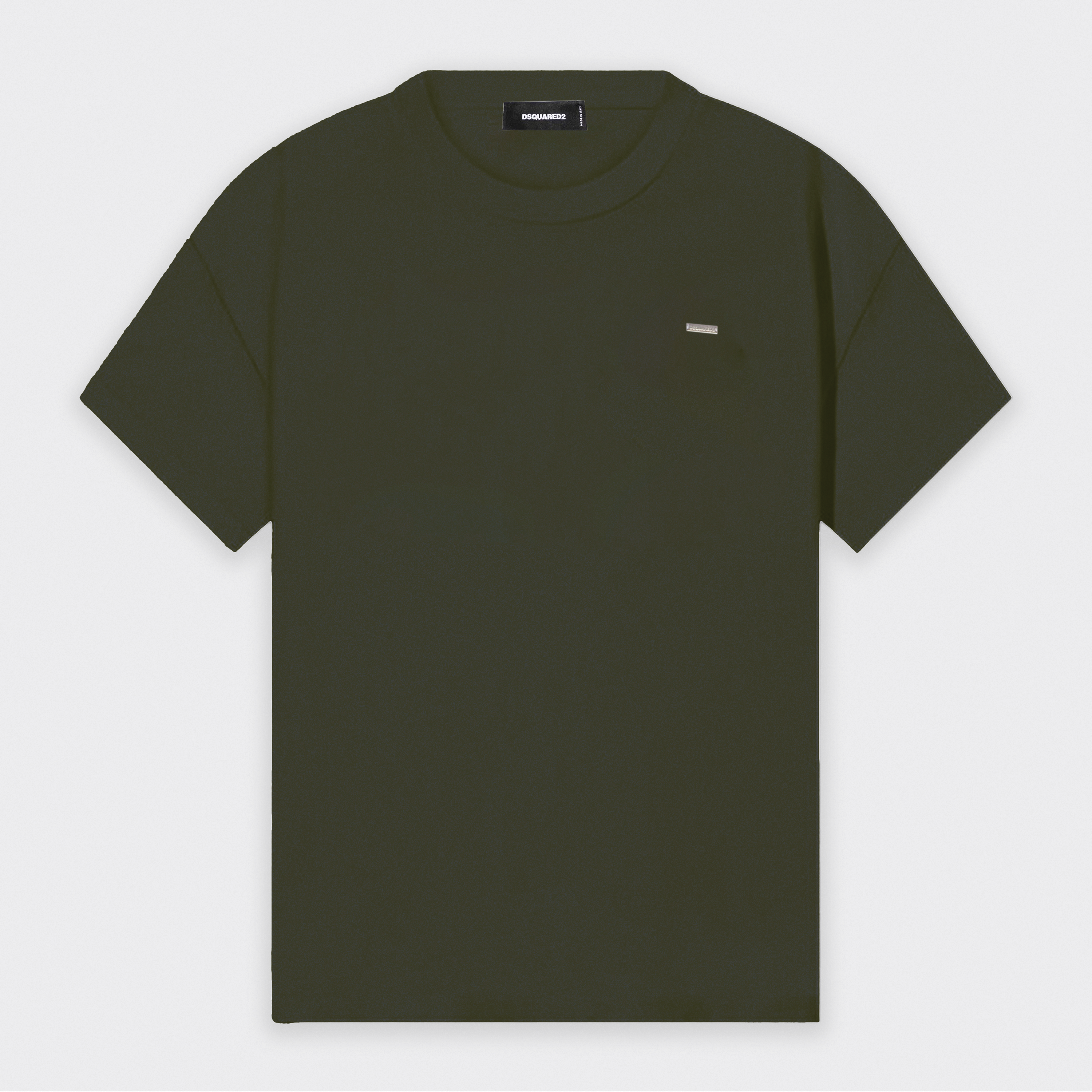 Camiseta Verde Dsquared2 Basic Plaque