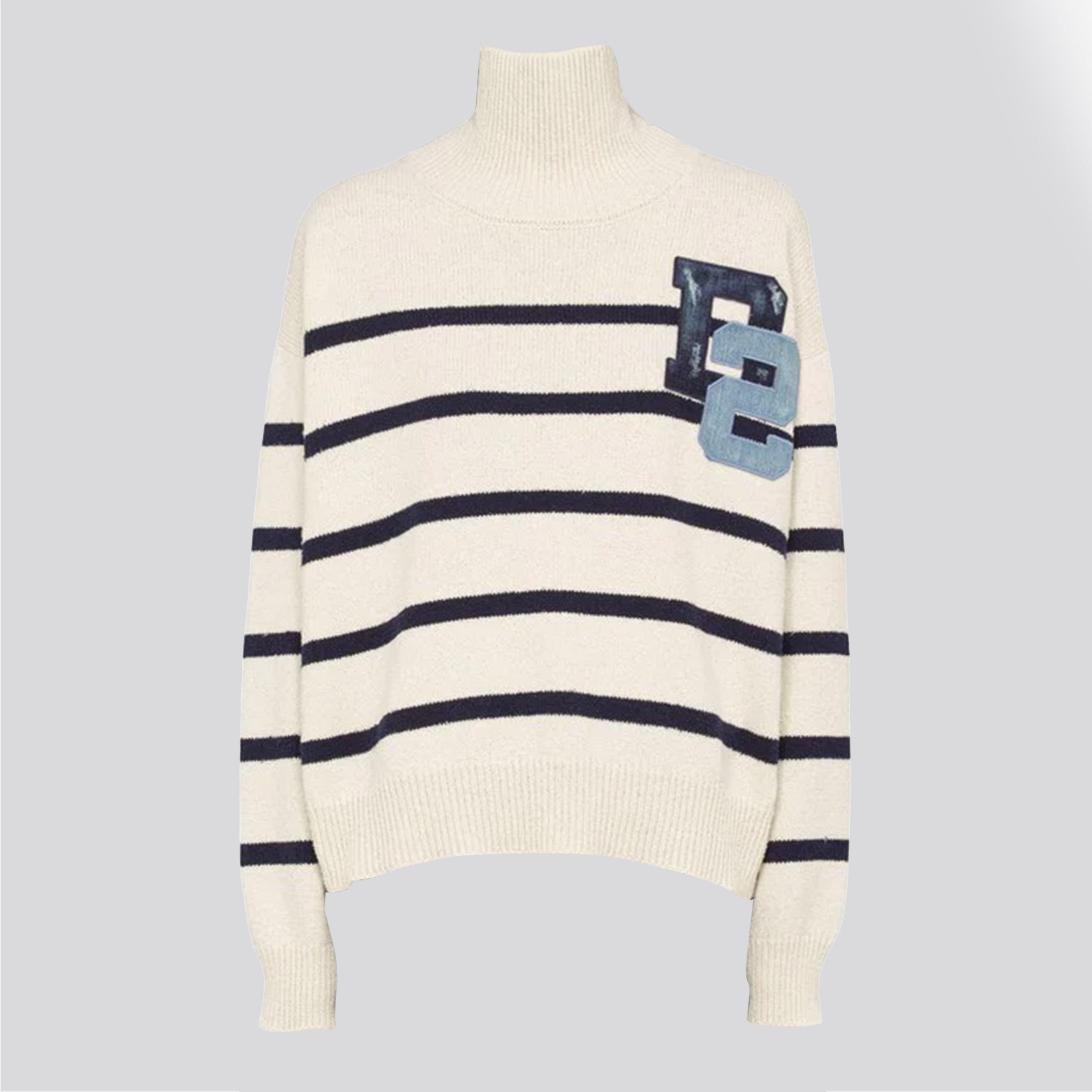 Suéter Blanco Dsquared2 Turtle Neck