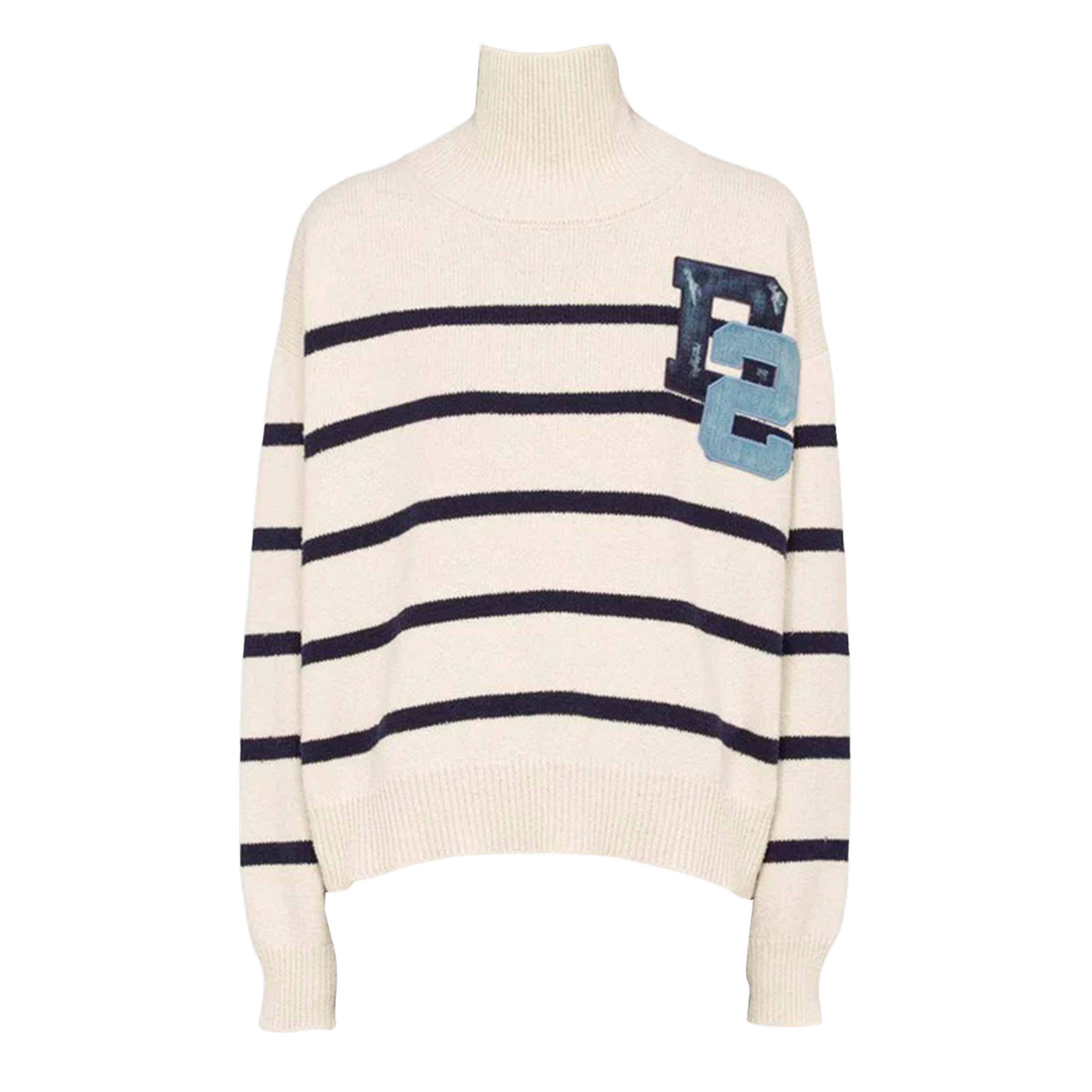 Suéter Blanco Dsquared2 Turtle Neck