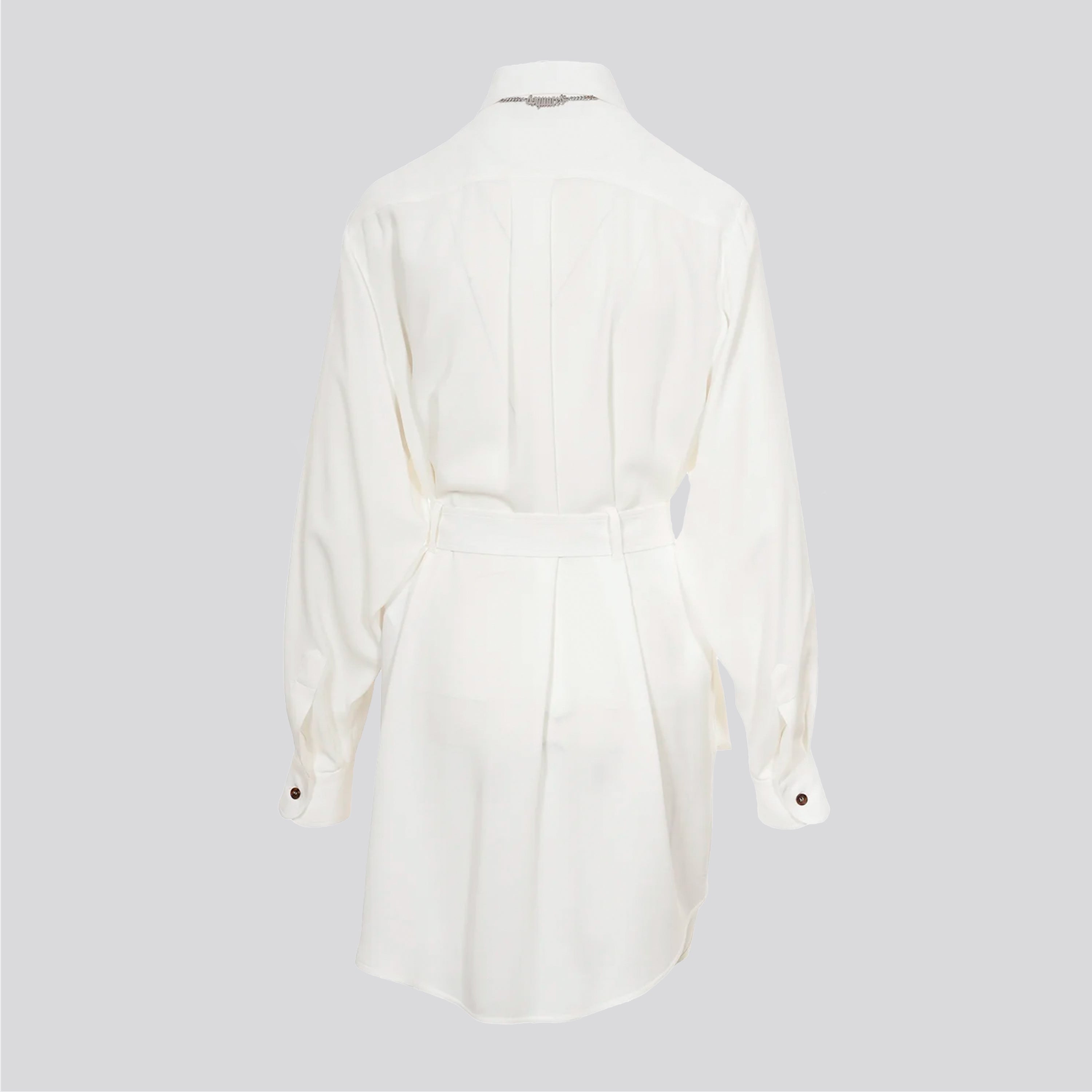 Vestido Blanco Dsquared2 Zip