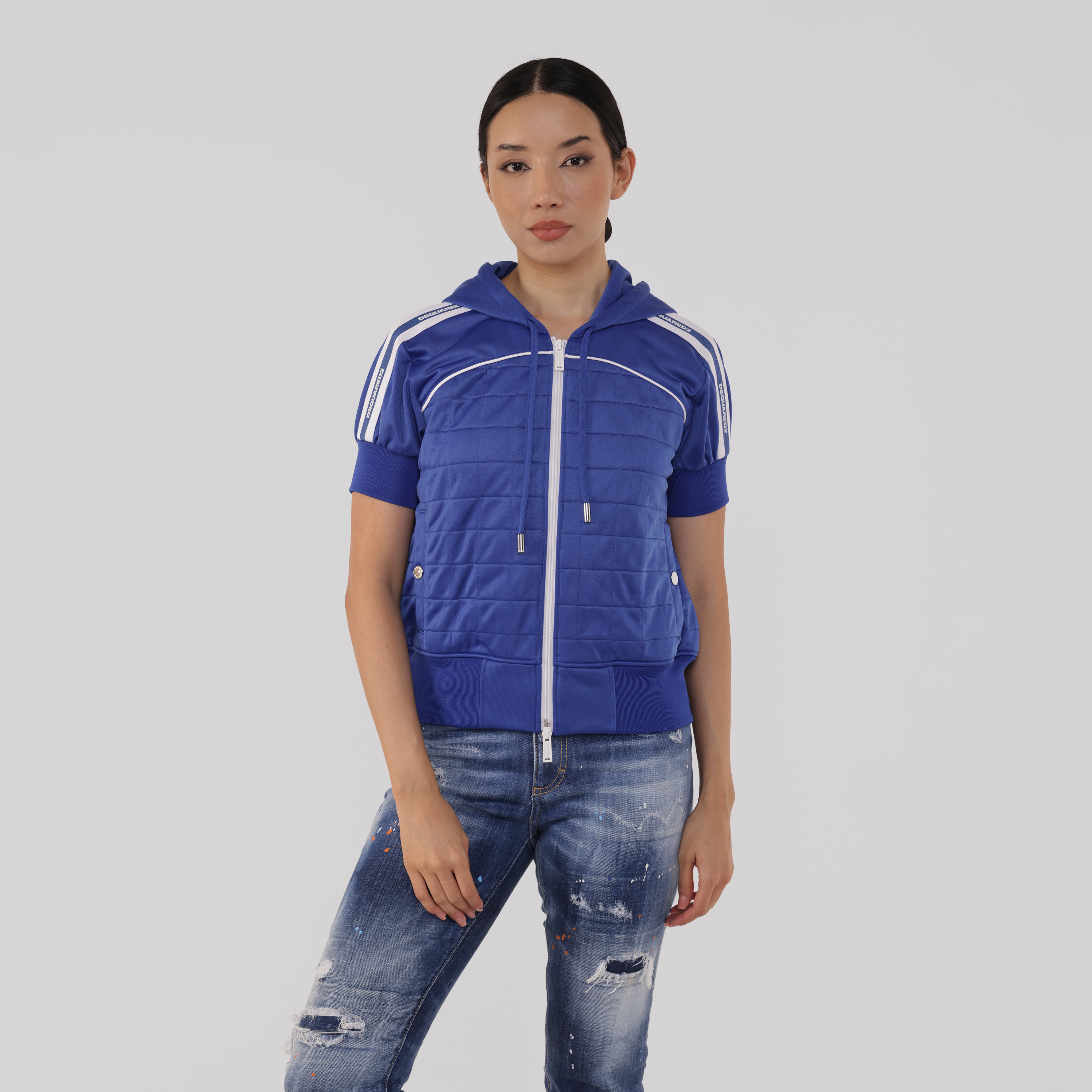 Chaqueta Azul Dsquared2 No Sleeves