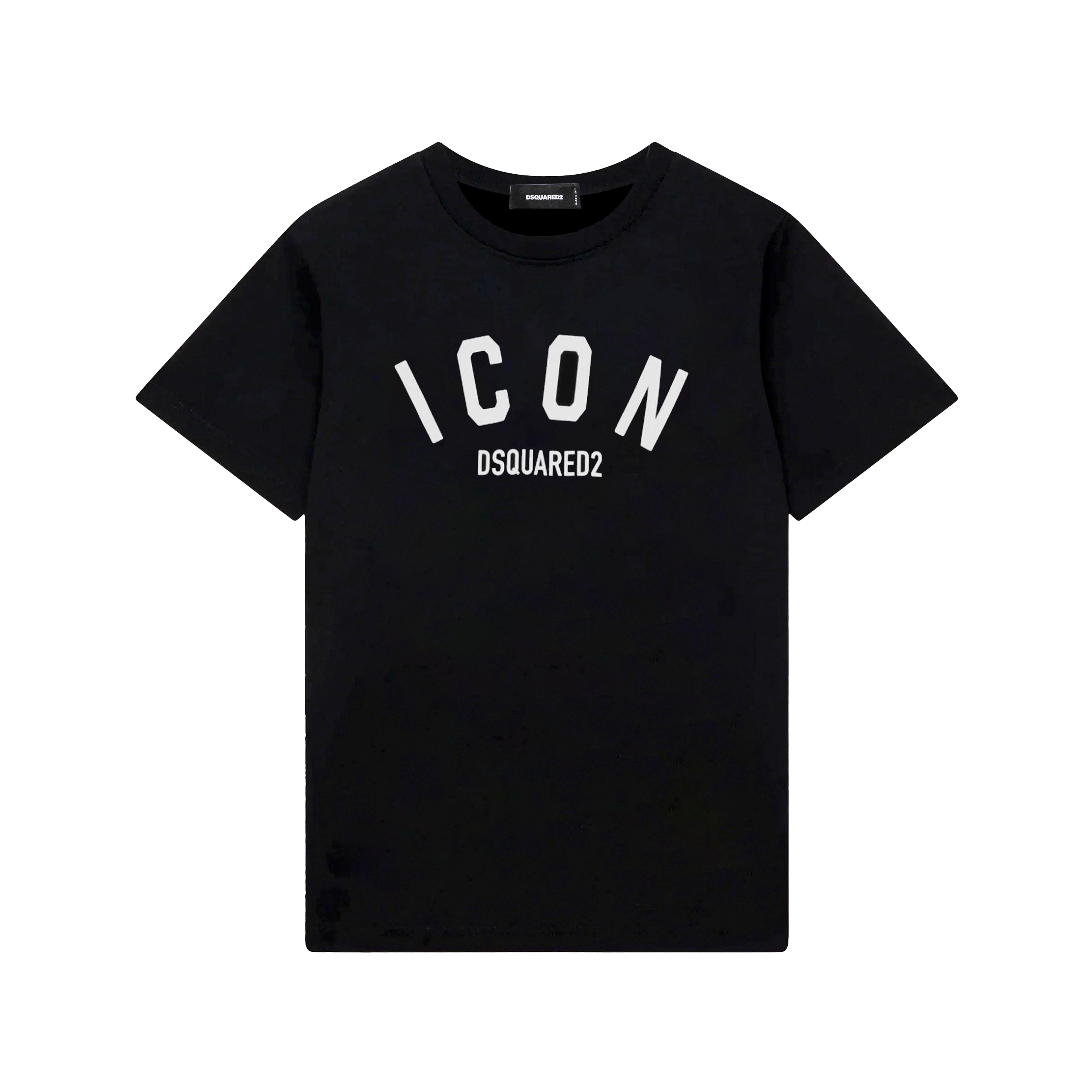 Camiseta Negra Dsquared2 Icon Motif Logo