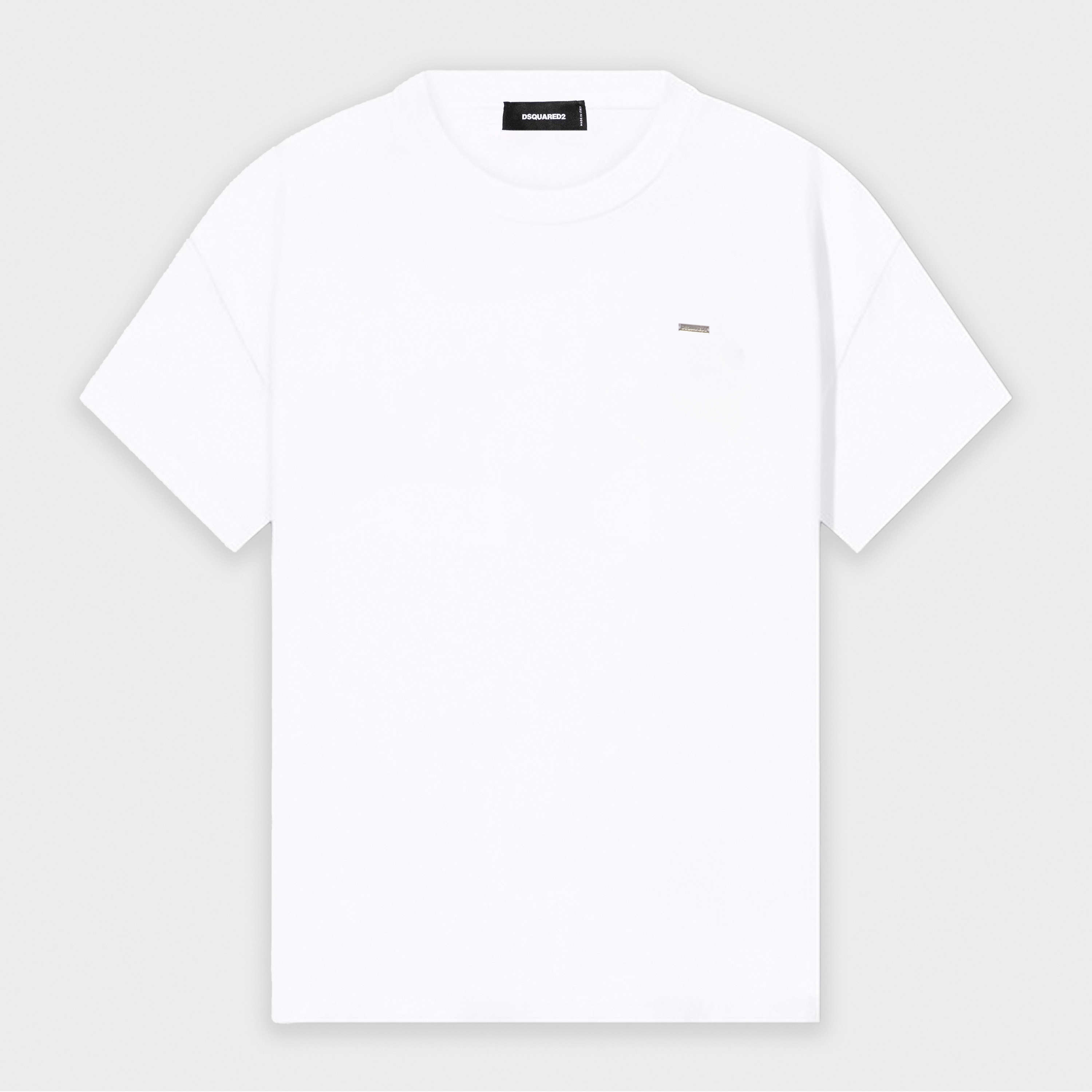 Camiseta Blanca Dsquared2 Basic Plaque