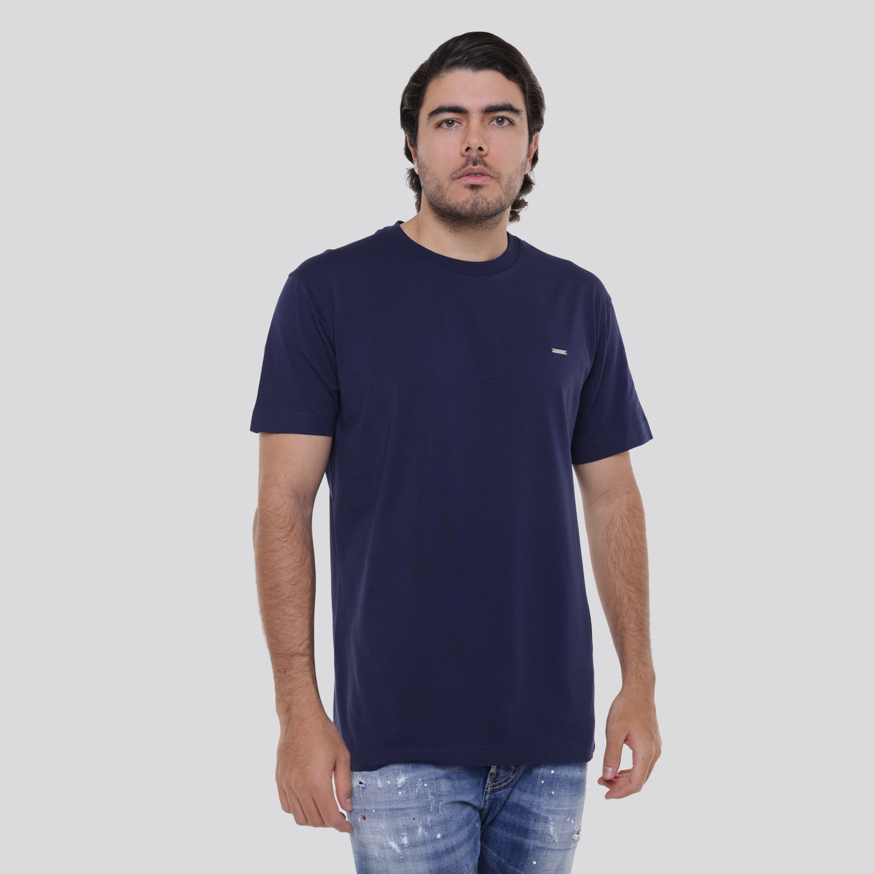 Camiseta Azul Dsquared2 Basic Plaque