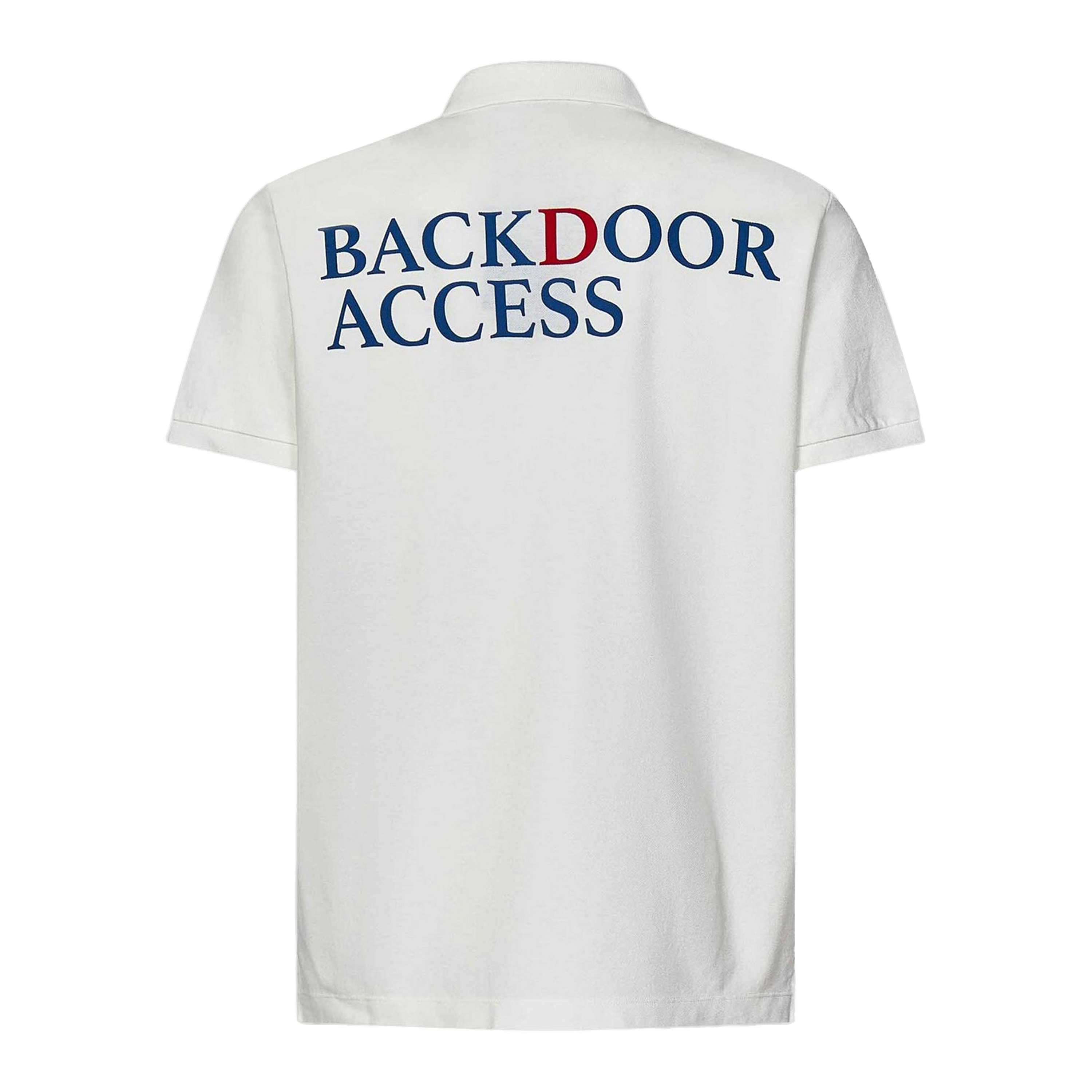 Camiseta Tipo Polo Blanca Dsquared2 Logo