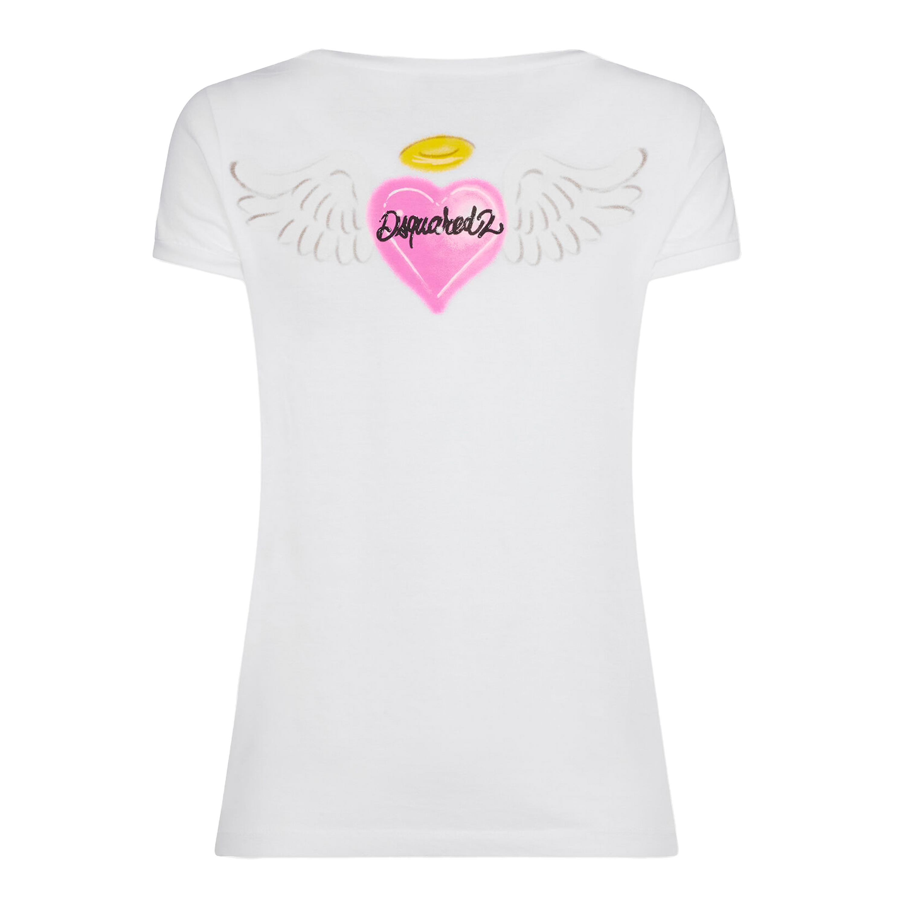Camiseta Blanca Dsquared2 Scoop Logo