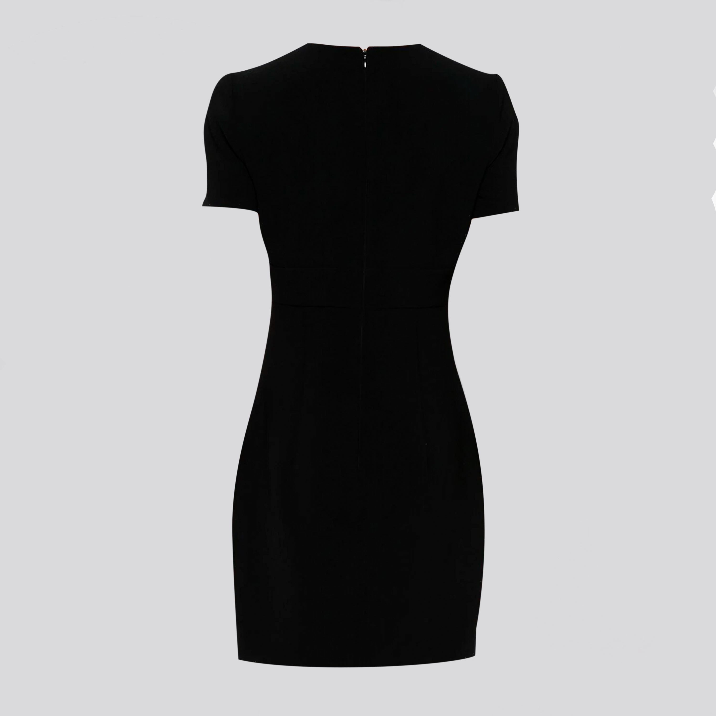 Vestido Negro Dsquared2 D2 Plaque