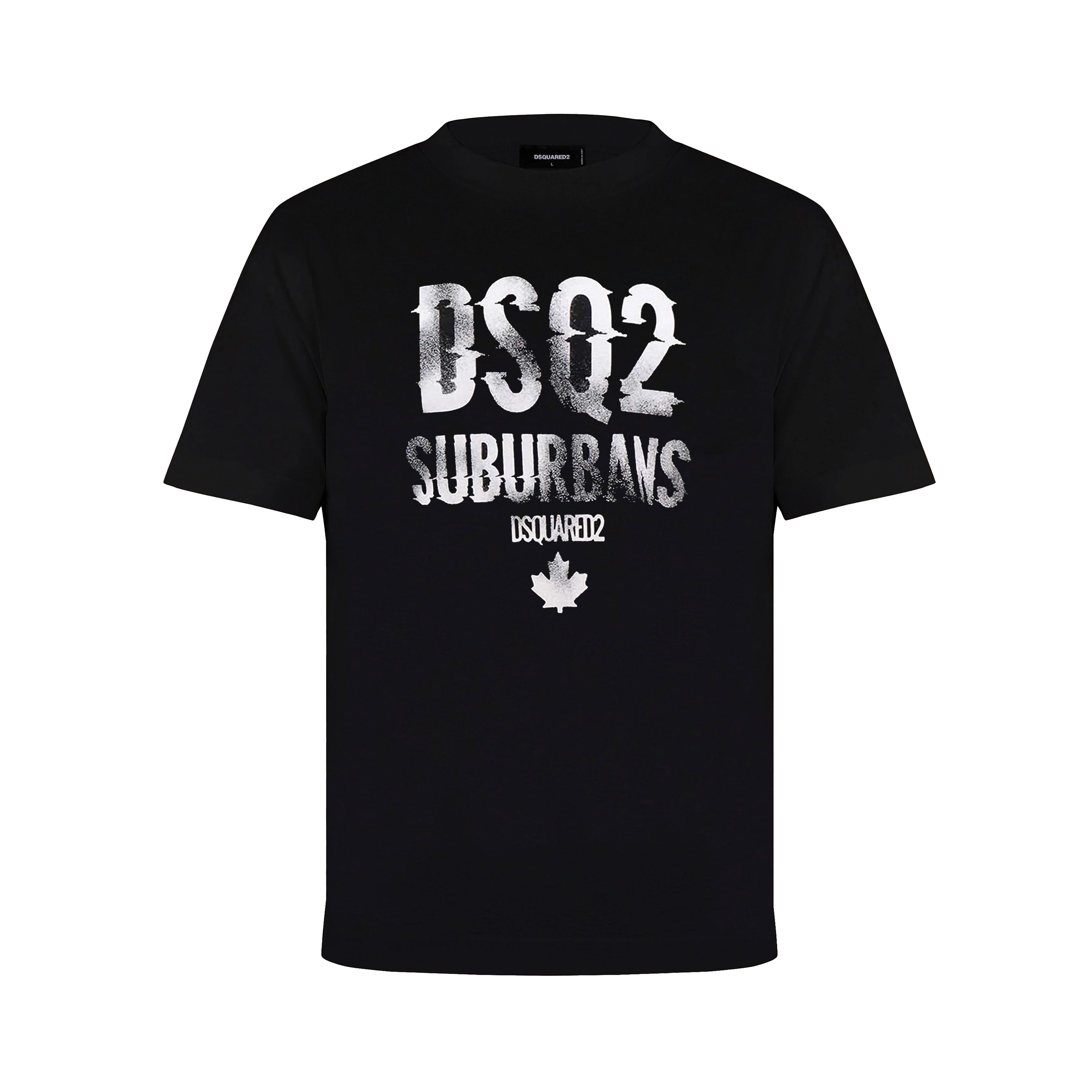 Camiseta Negra Dsquared2 Dsq2 Suburbans