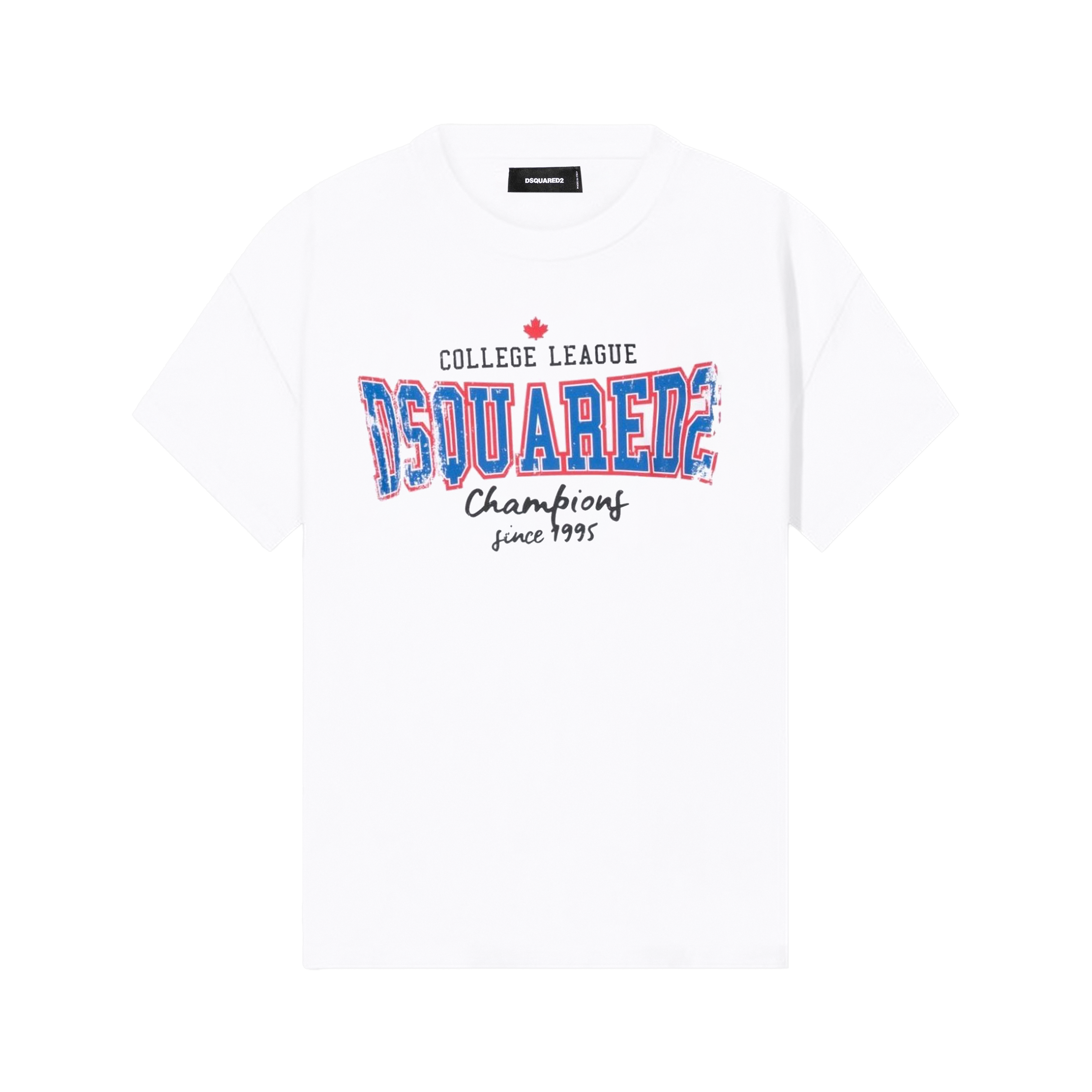 Camiseta Blanca Dsquared2 Champions