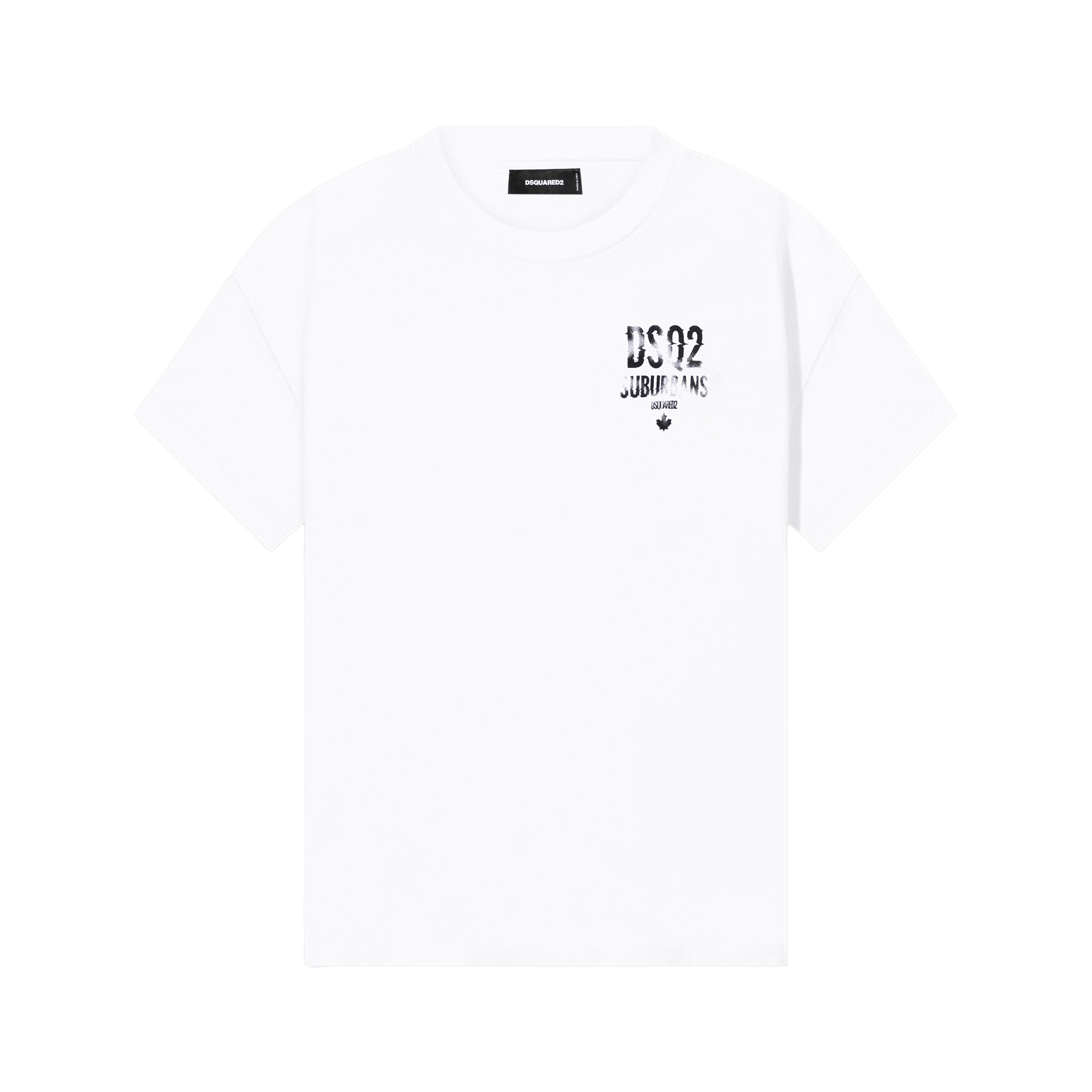 Camiseta Blanca Dsquared2 Dsq2 Chest Suburbans