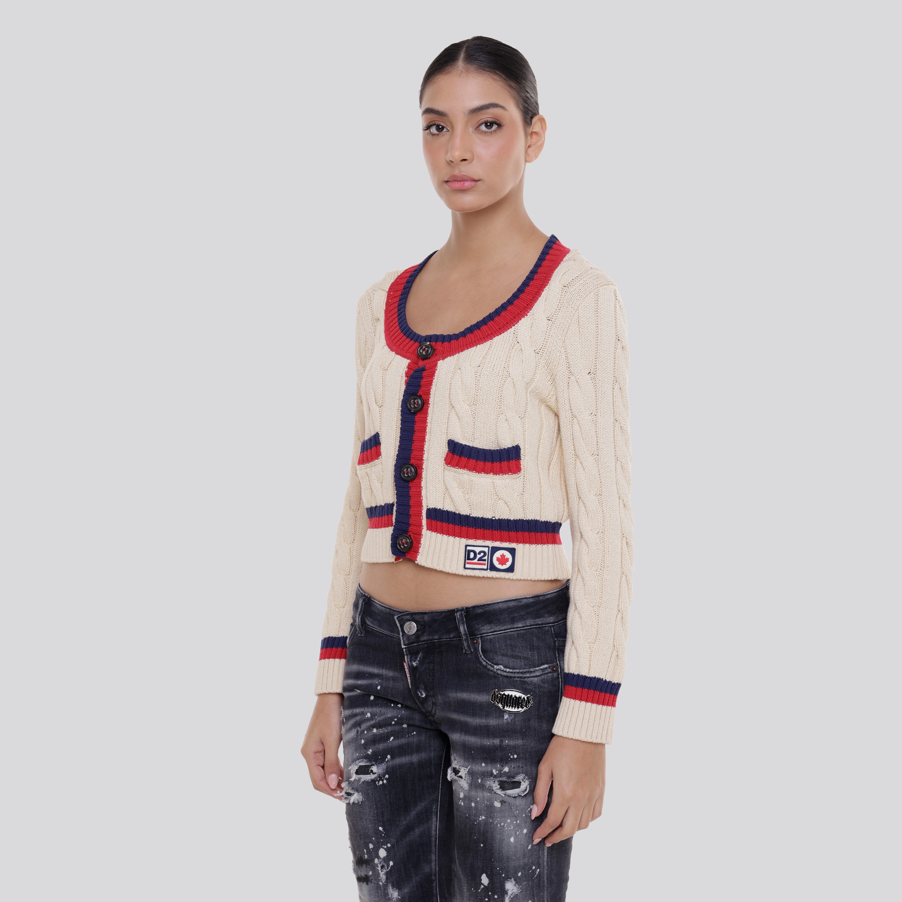 Buzo Crema Dsquared2 Bottoms