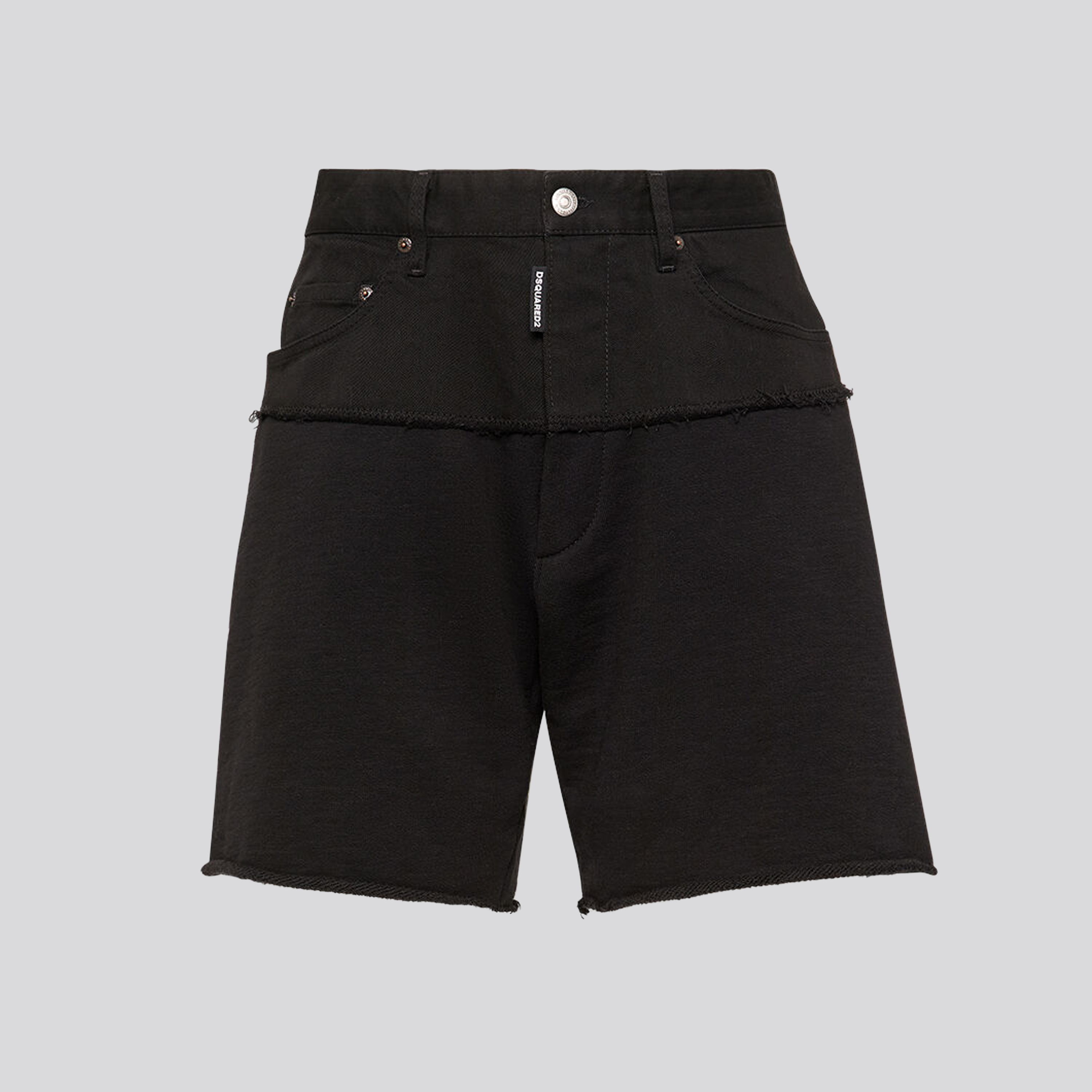 Shorts Negro Dsquared2 Cotton