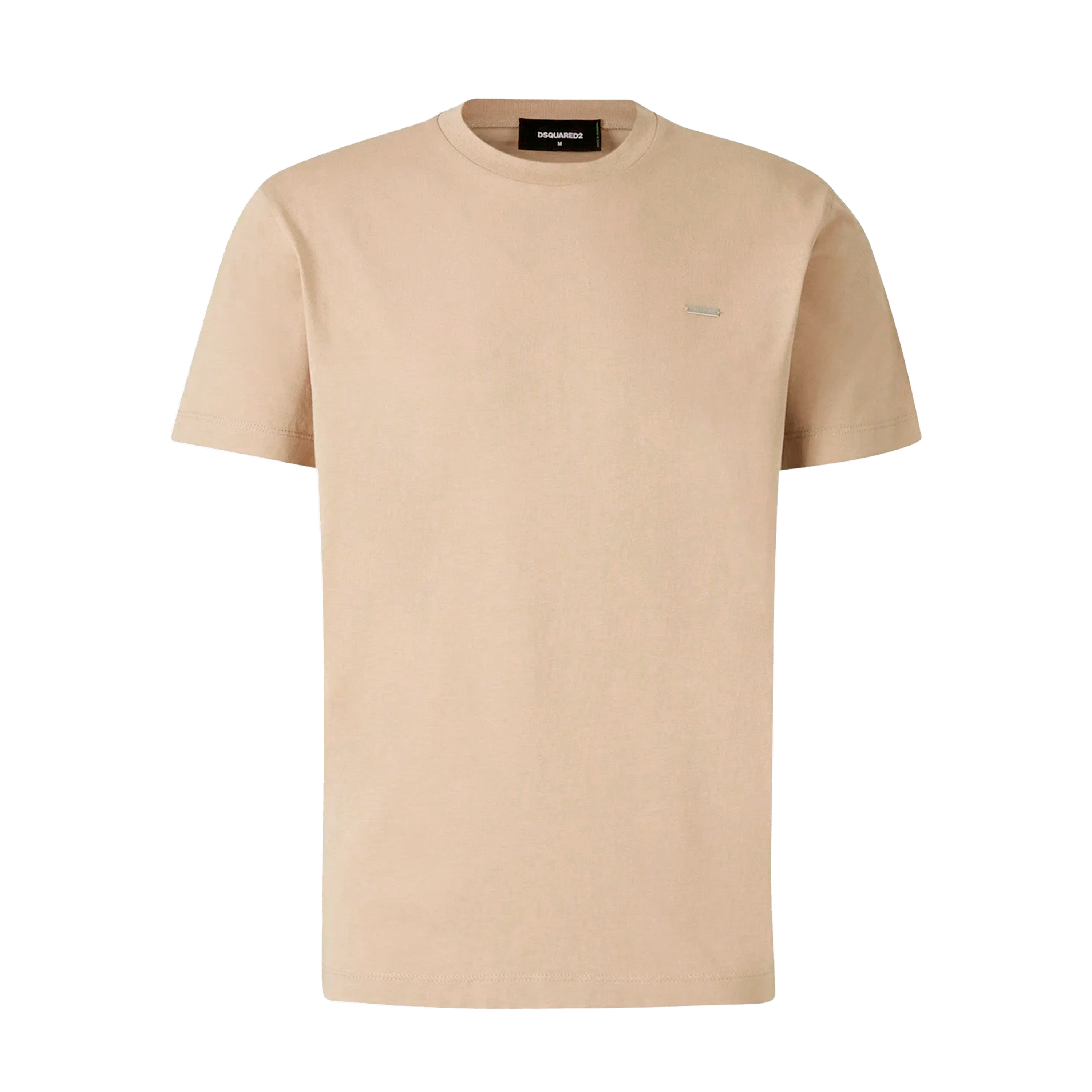 Camiseta Beige Dsquared2 Basic Plaque