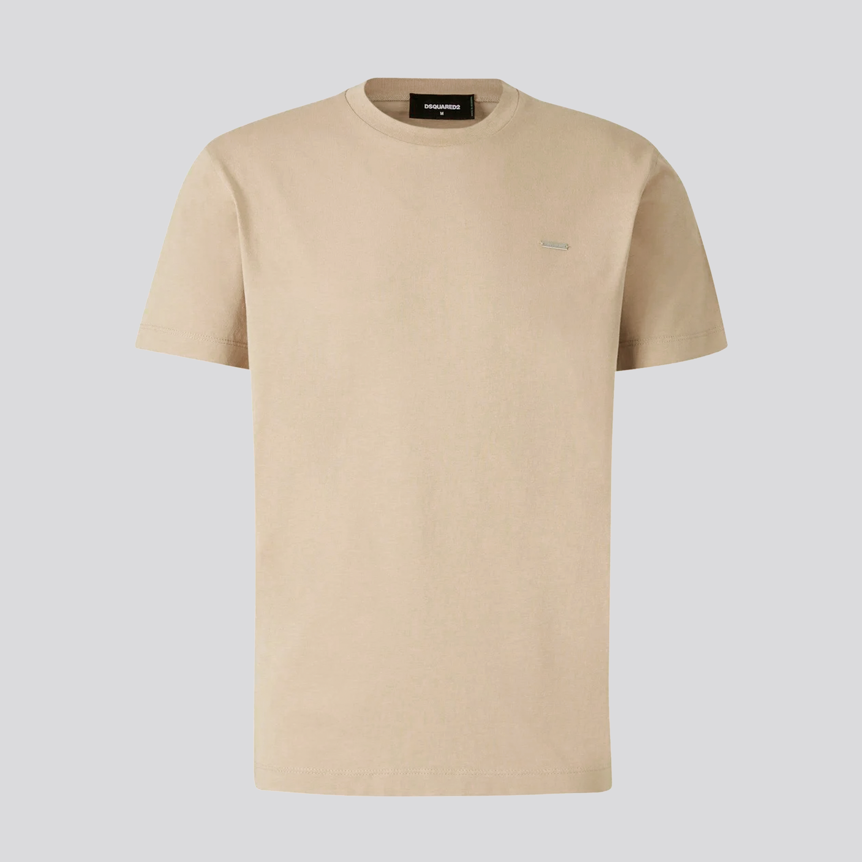 Camiseta Beige Dsquared2 Basic Plaque