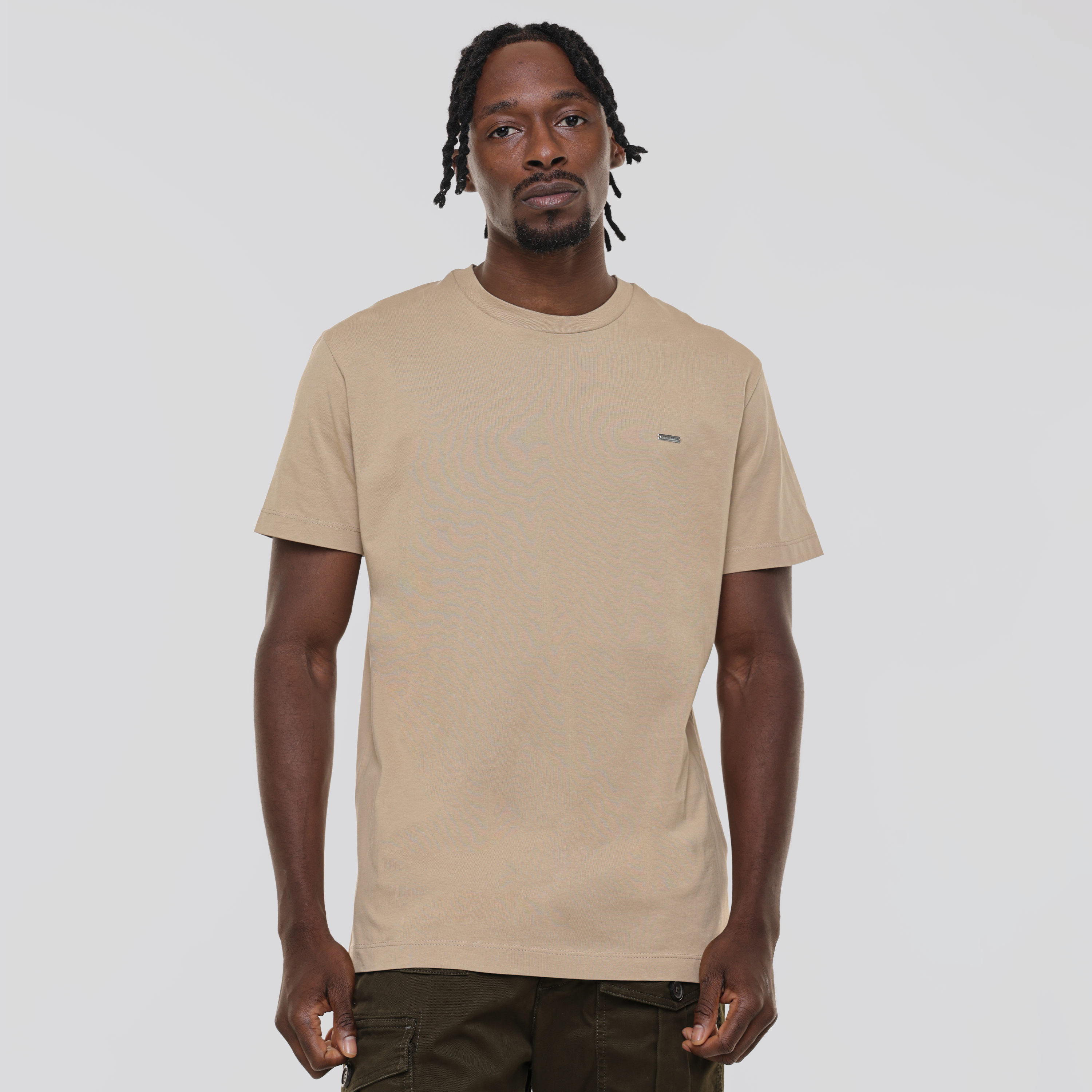 Camiseta Beige Dsquared2 Basic Plaque