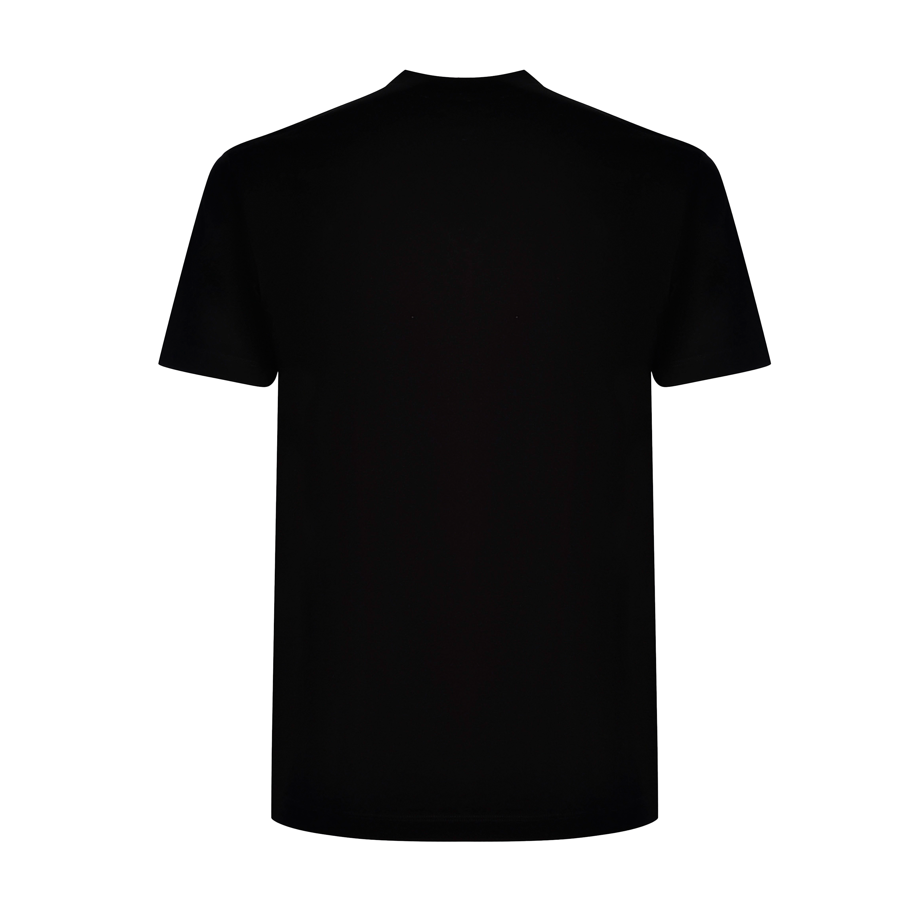 Camiseta Negra Dsquared2 Multi Tears