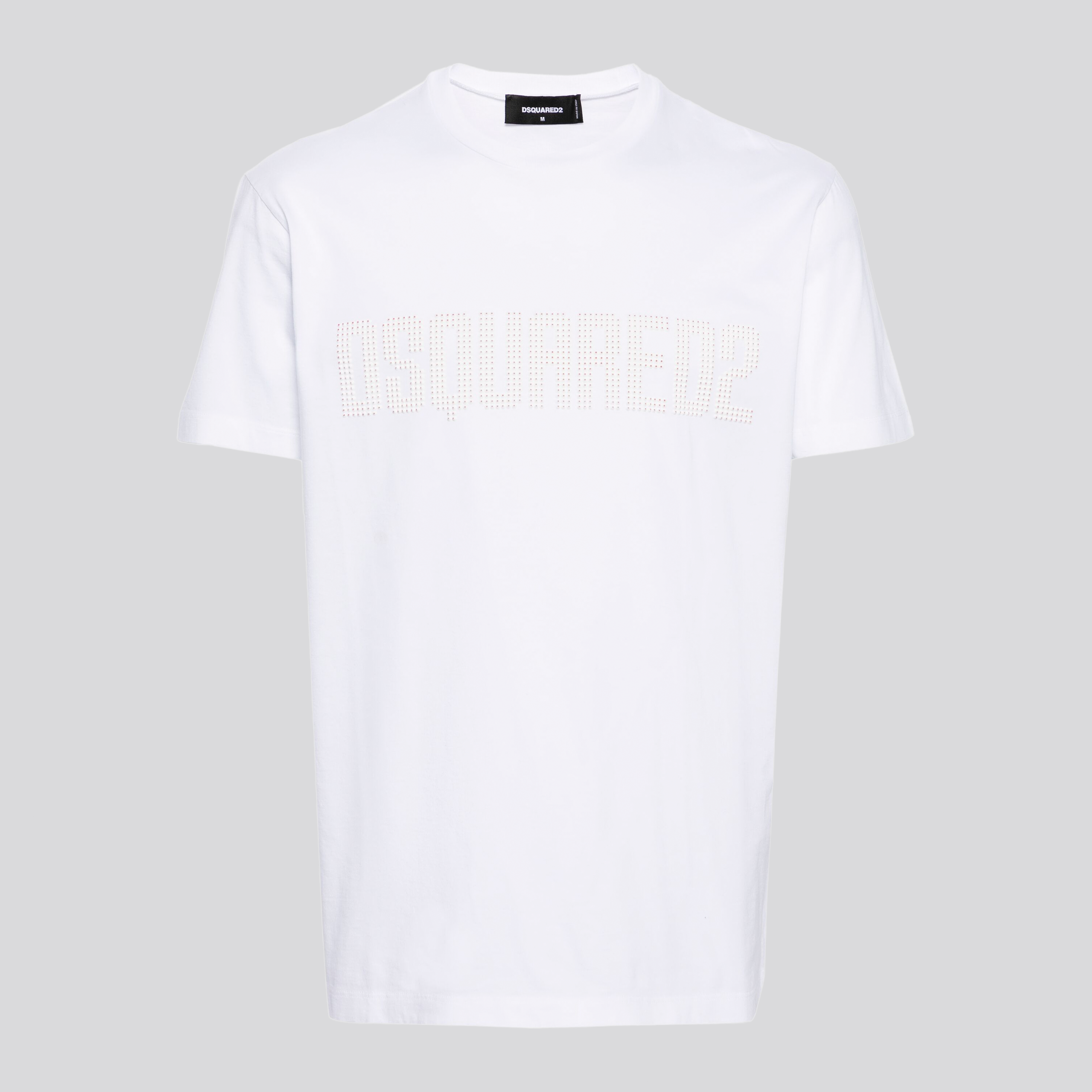 Camiseta Blanca Dsquared2 Crystal Logo