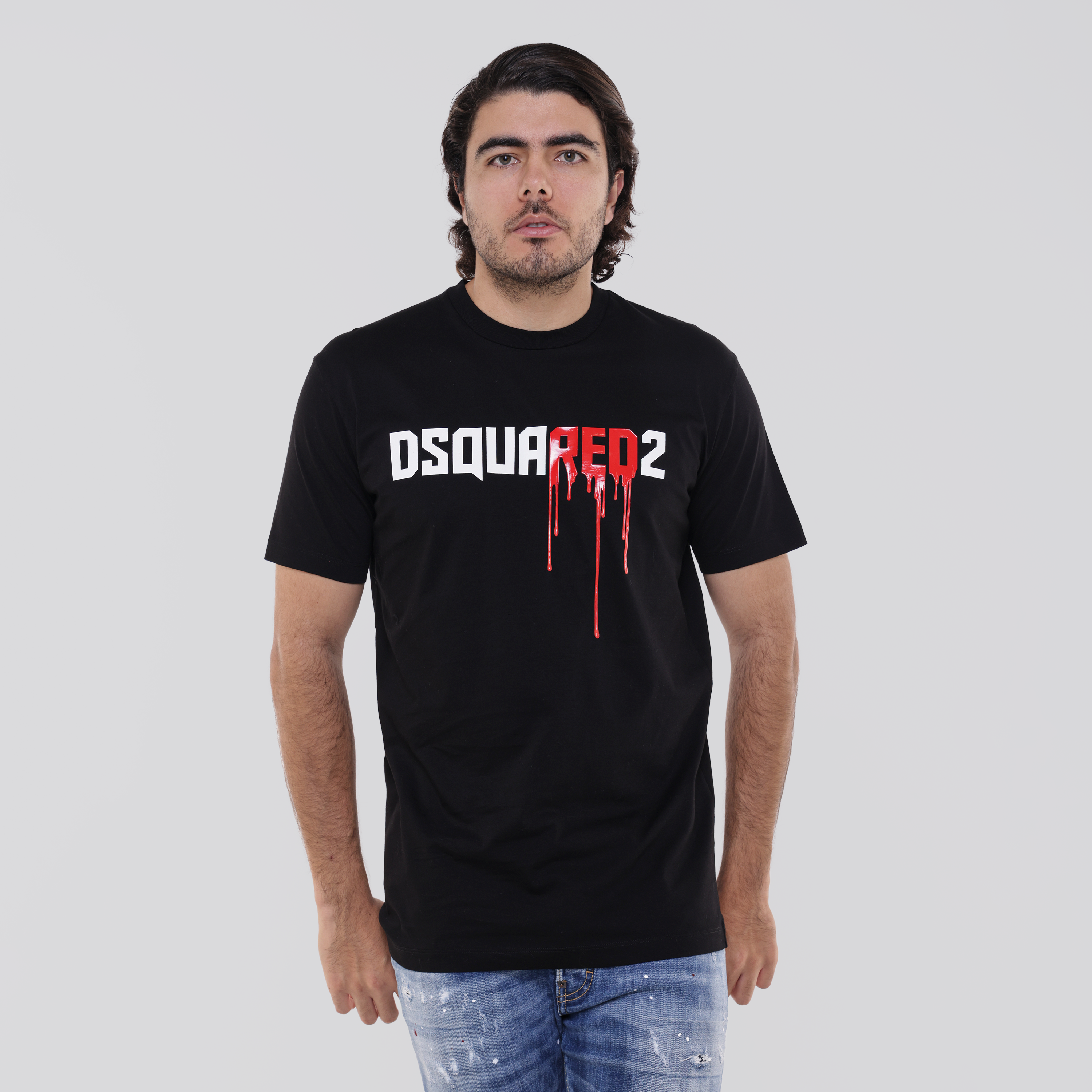 Camiseta Negra Dsquared2 Logo