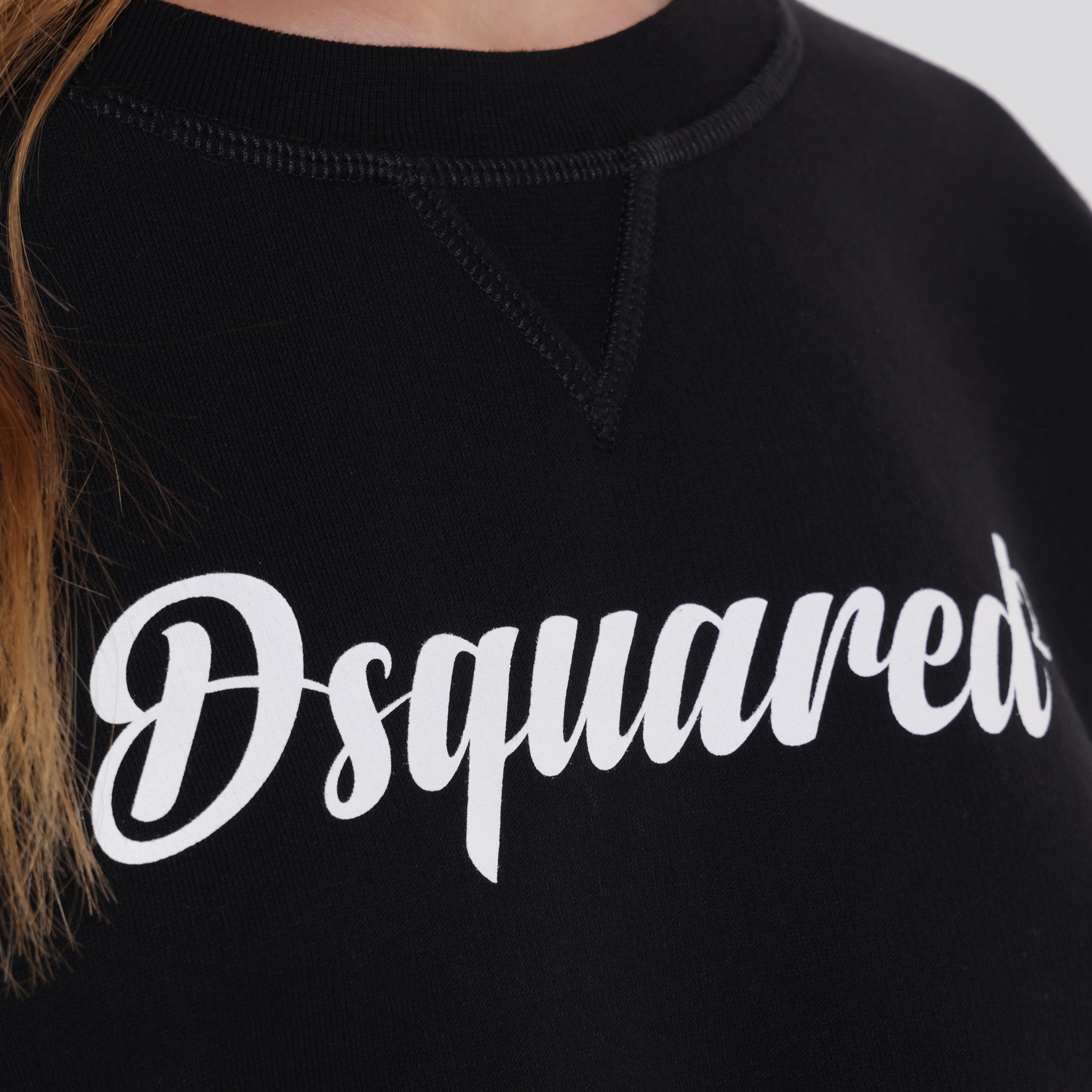 Buzo Negro Dsquared2 Logo