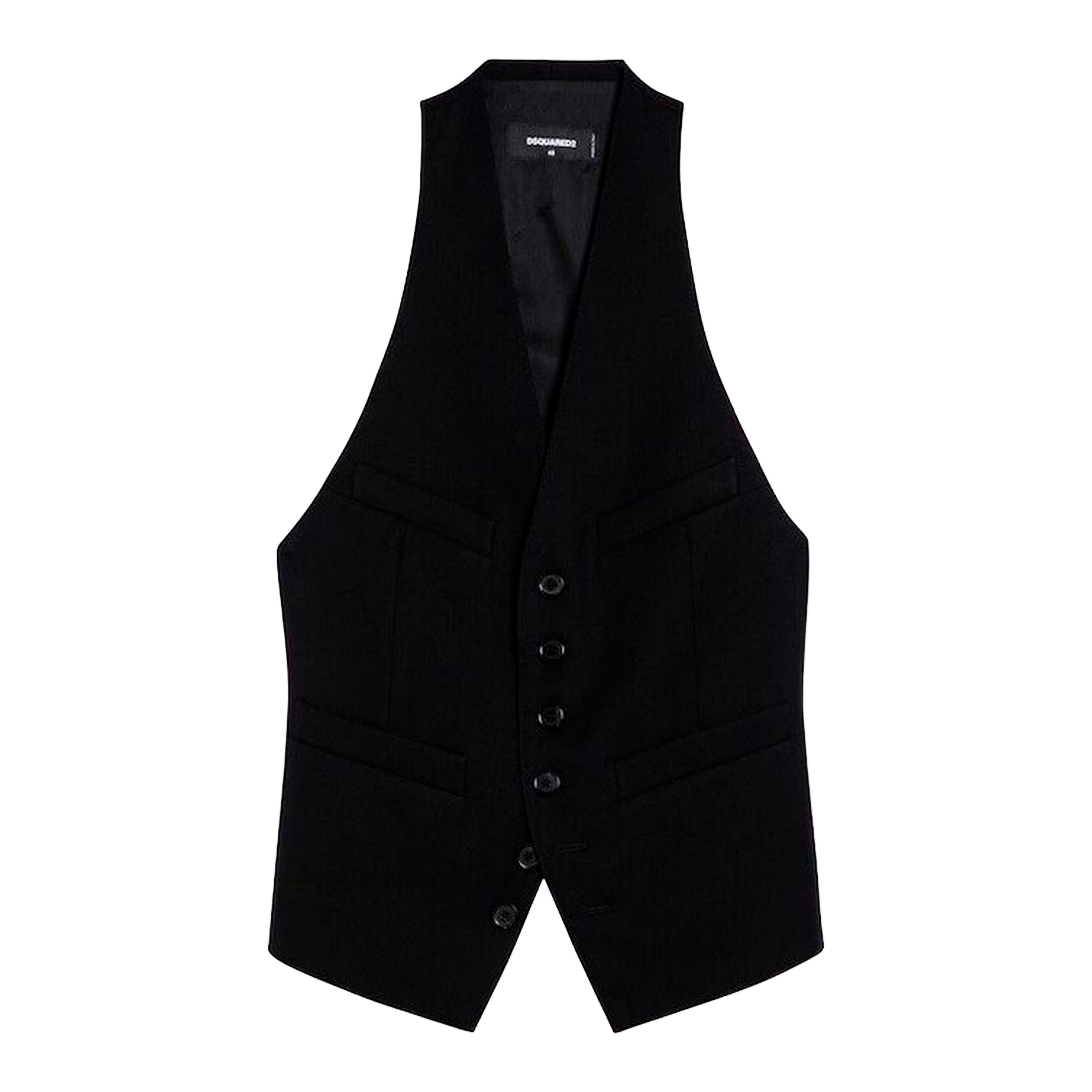 Chaleco Negro Dsquared2
