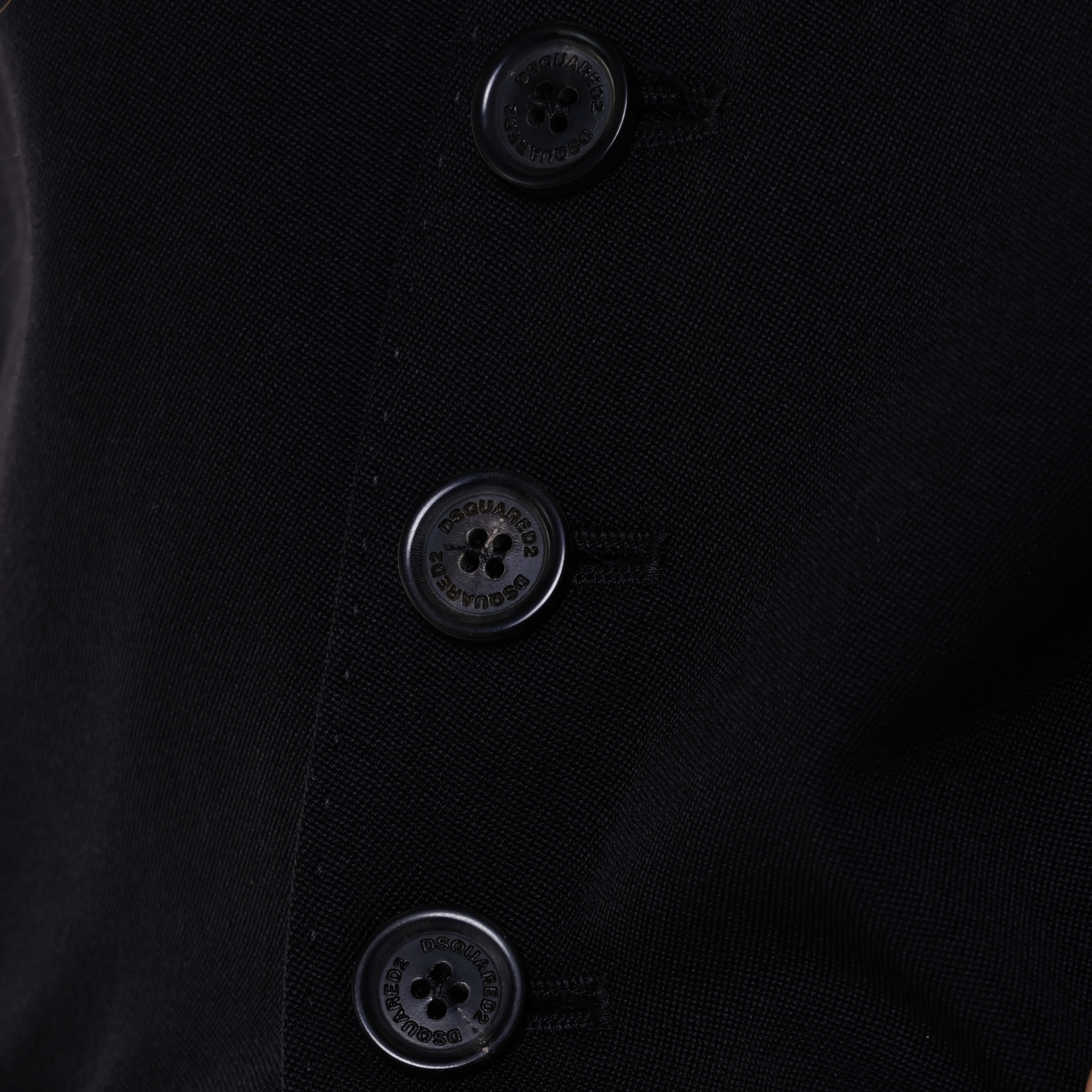 Chaleco Negro Dsquared2