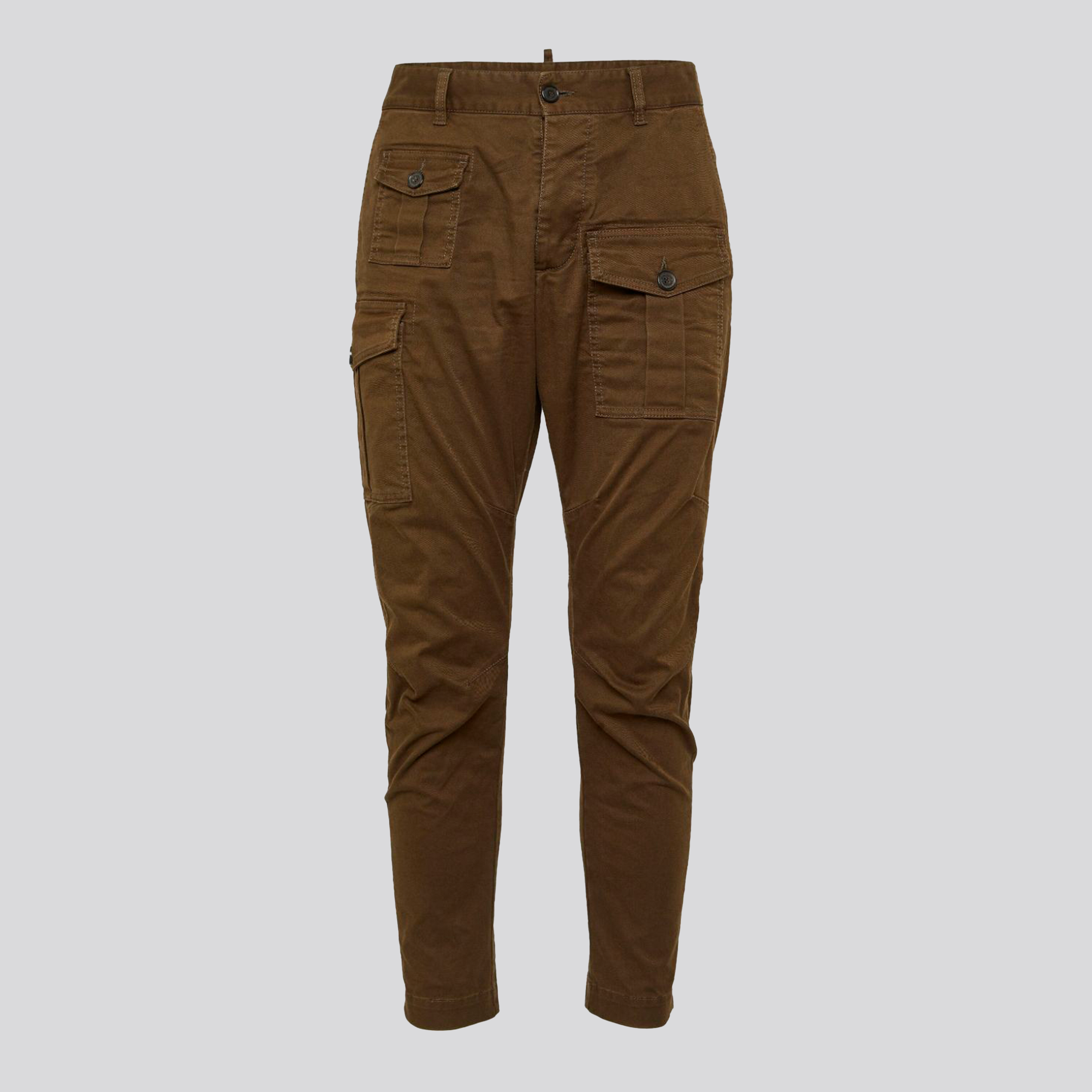 Pantalón Tipo Cargo Café Dsquared2 Multipocket