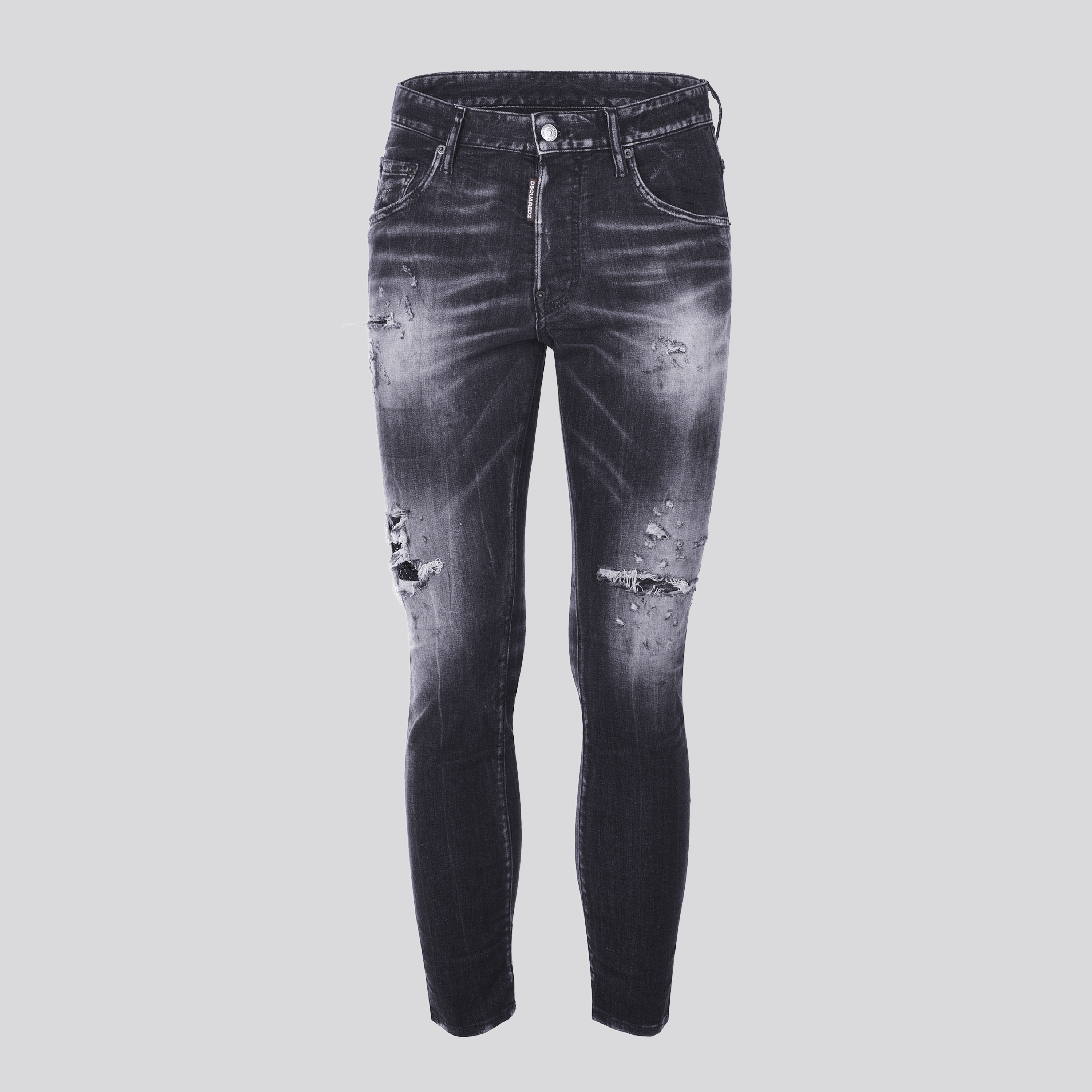 Jeans Negro Dsquared2 Skater Crystals