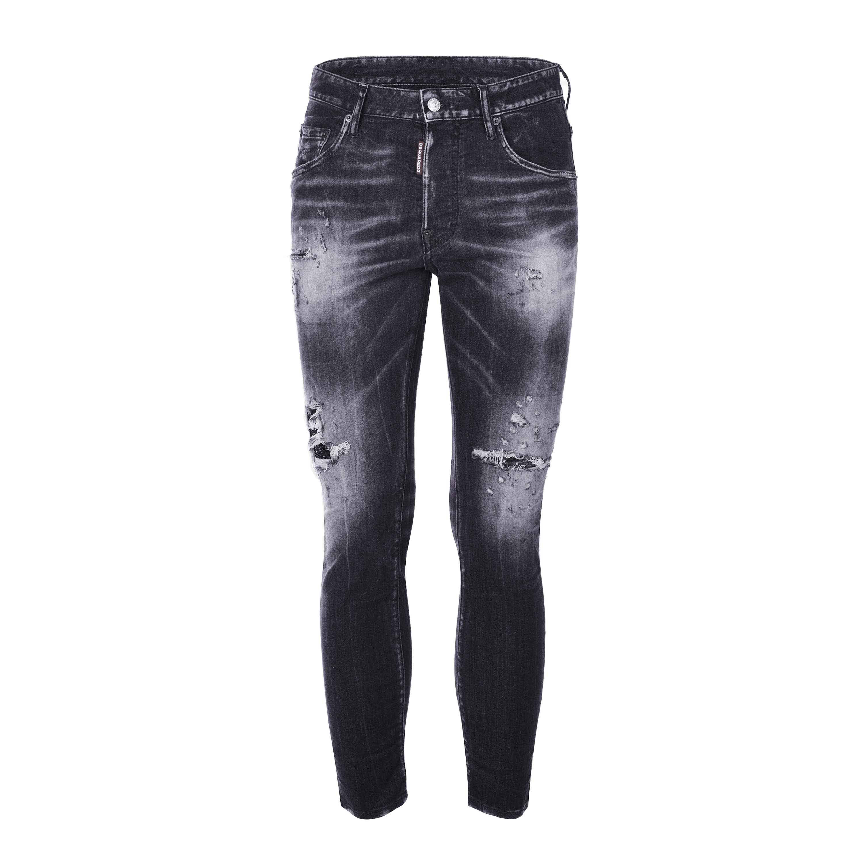Jeans Negro Dsquared2 Skater Crystals