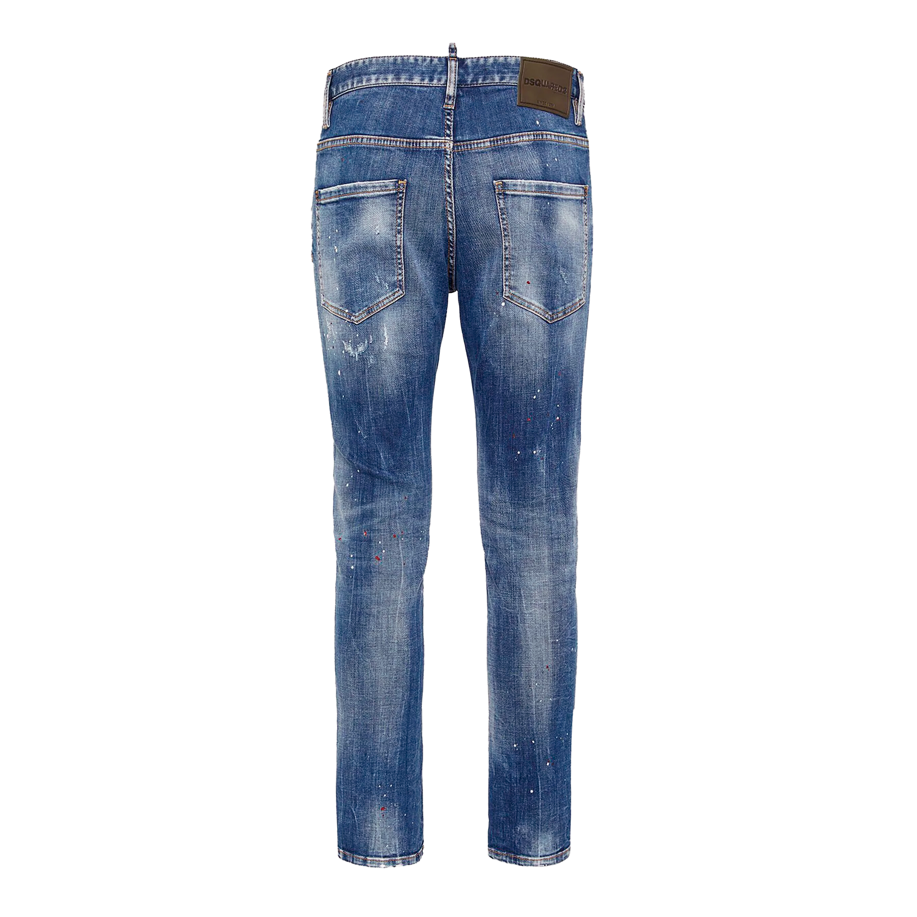 Jeans Denim Dsquared2 Skater Red Paints