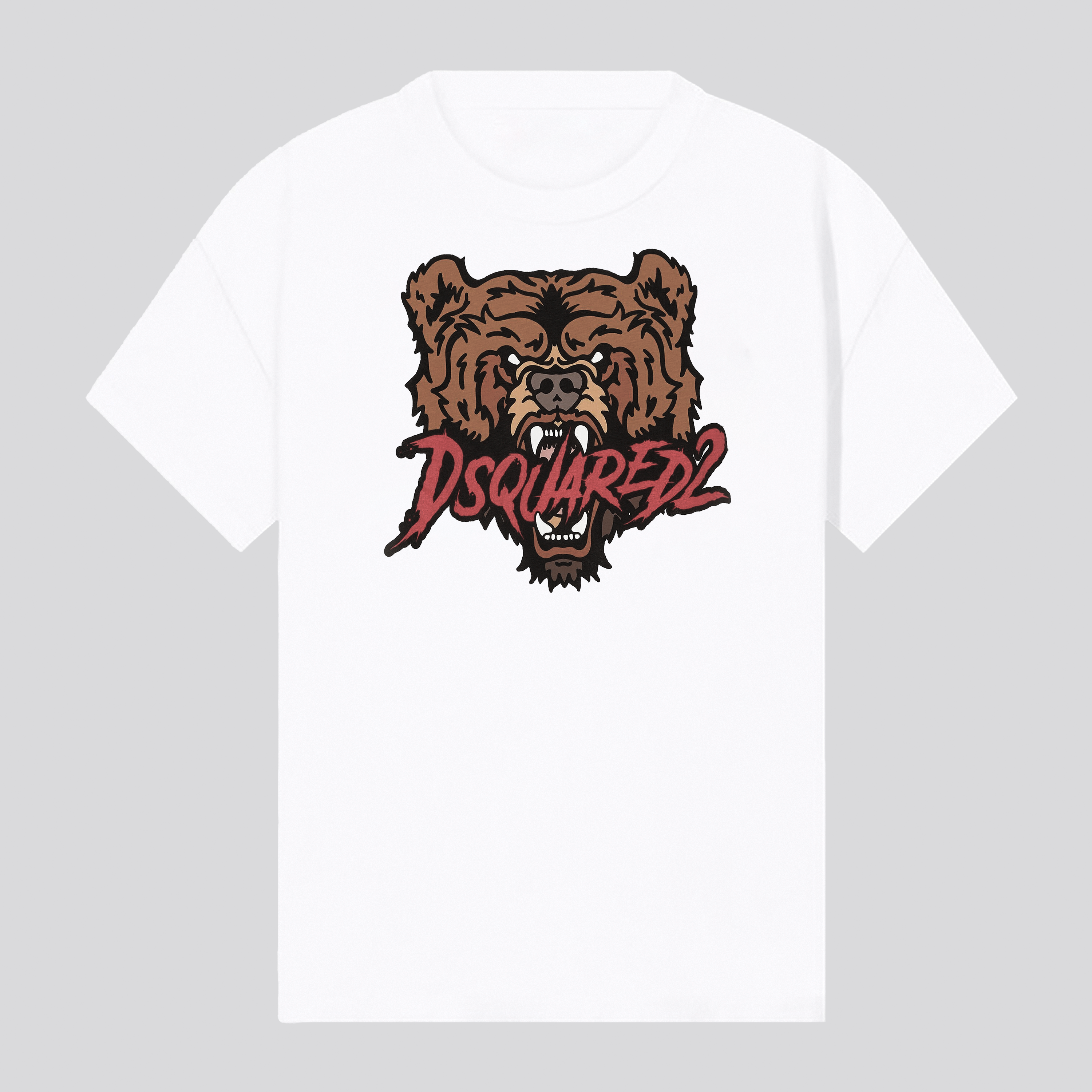 Camiseta Blanca Dsquared2 Graphic Teddy