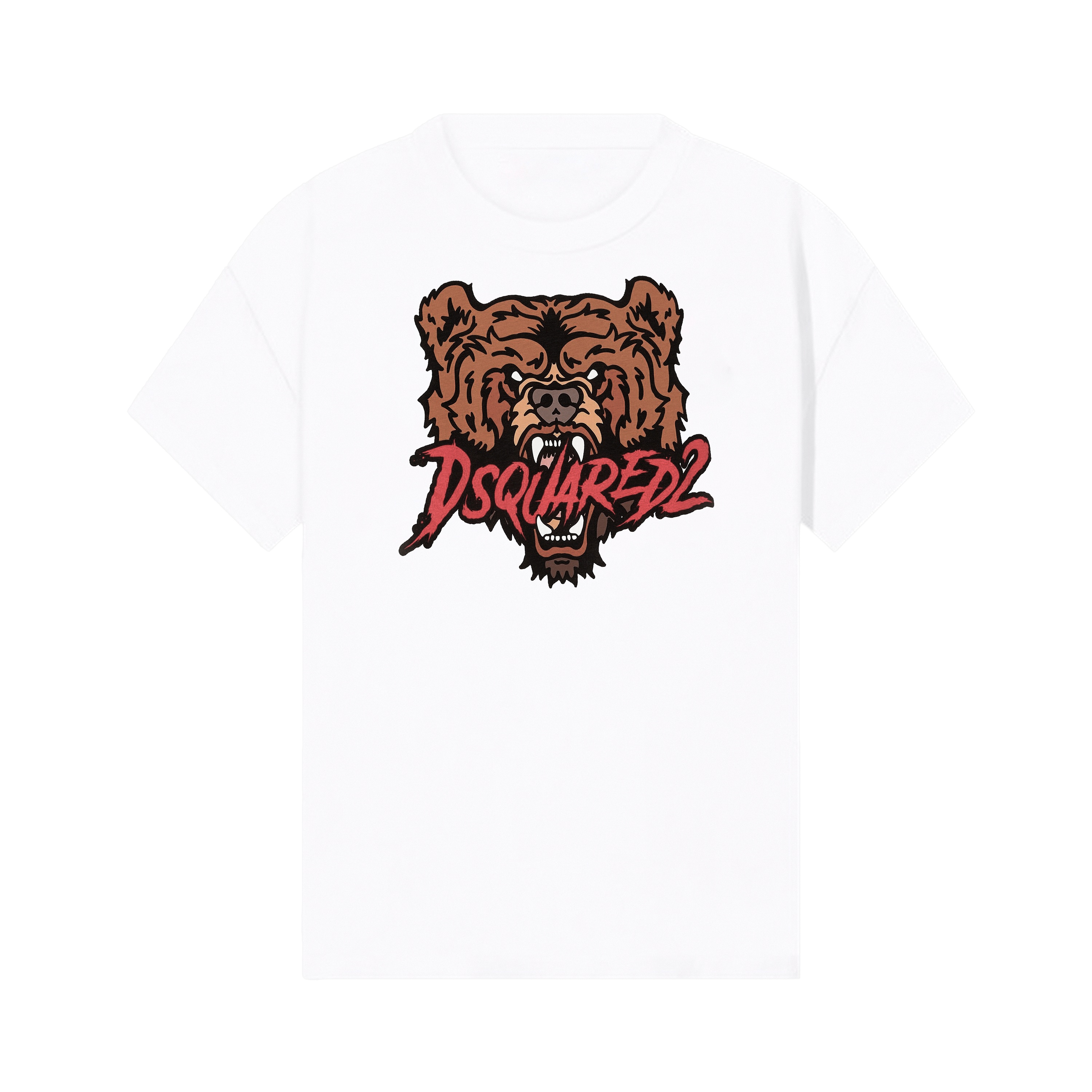 Camiseta Blanca Dsquared2 Graphic Teddy